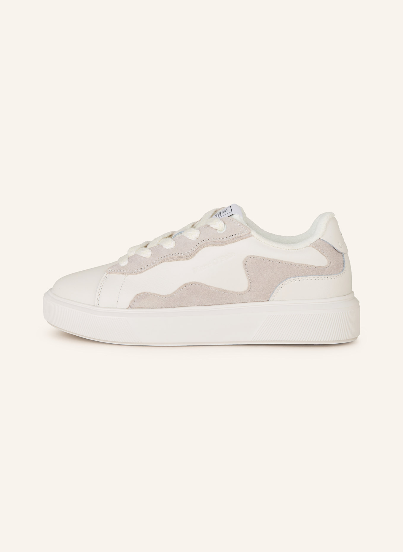 Marc O'Polo Sneakers: WHITE / LIGHT GRAY