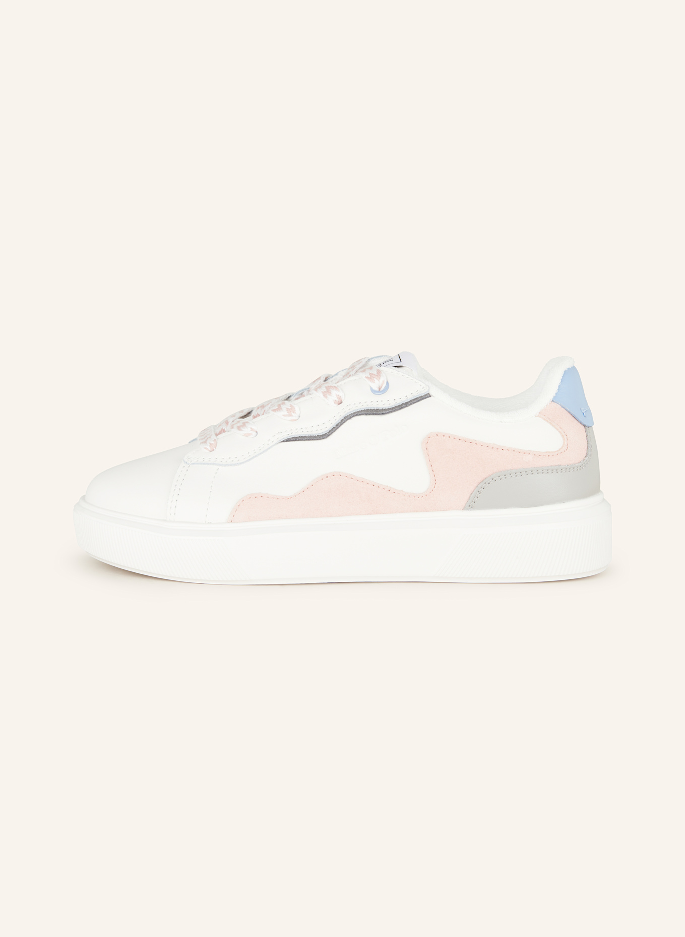 Marc O'Polo Sneaker: WEISS / ROSÉ / HELLBLAU