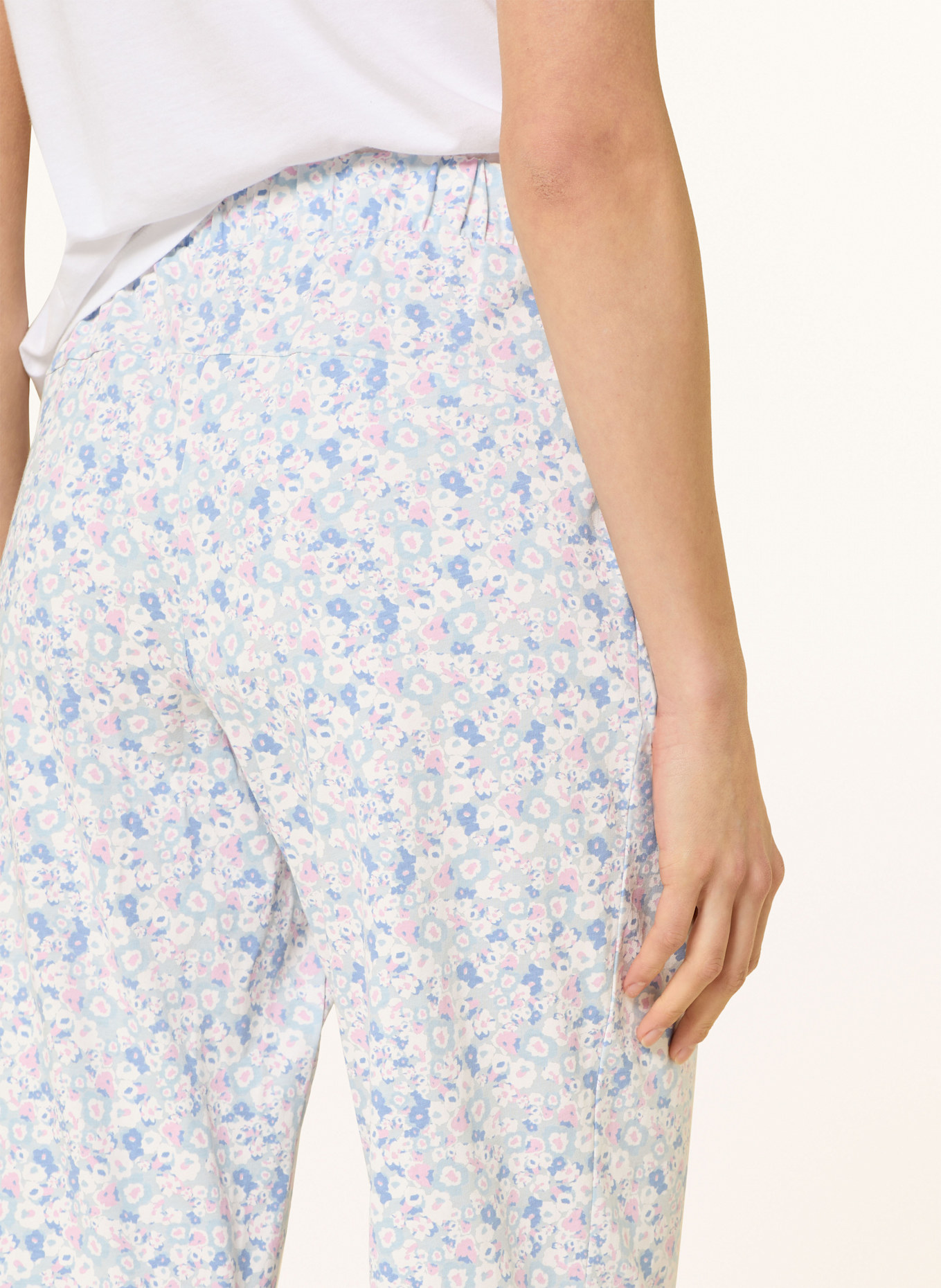 Marc O'Polo 7/8-Schlafhose: HELLBLAU / ROSA / WEISS