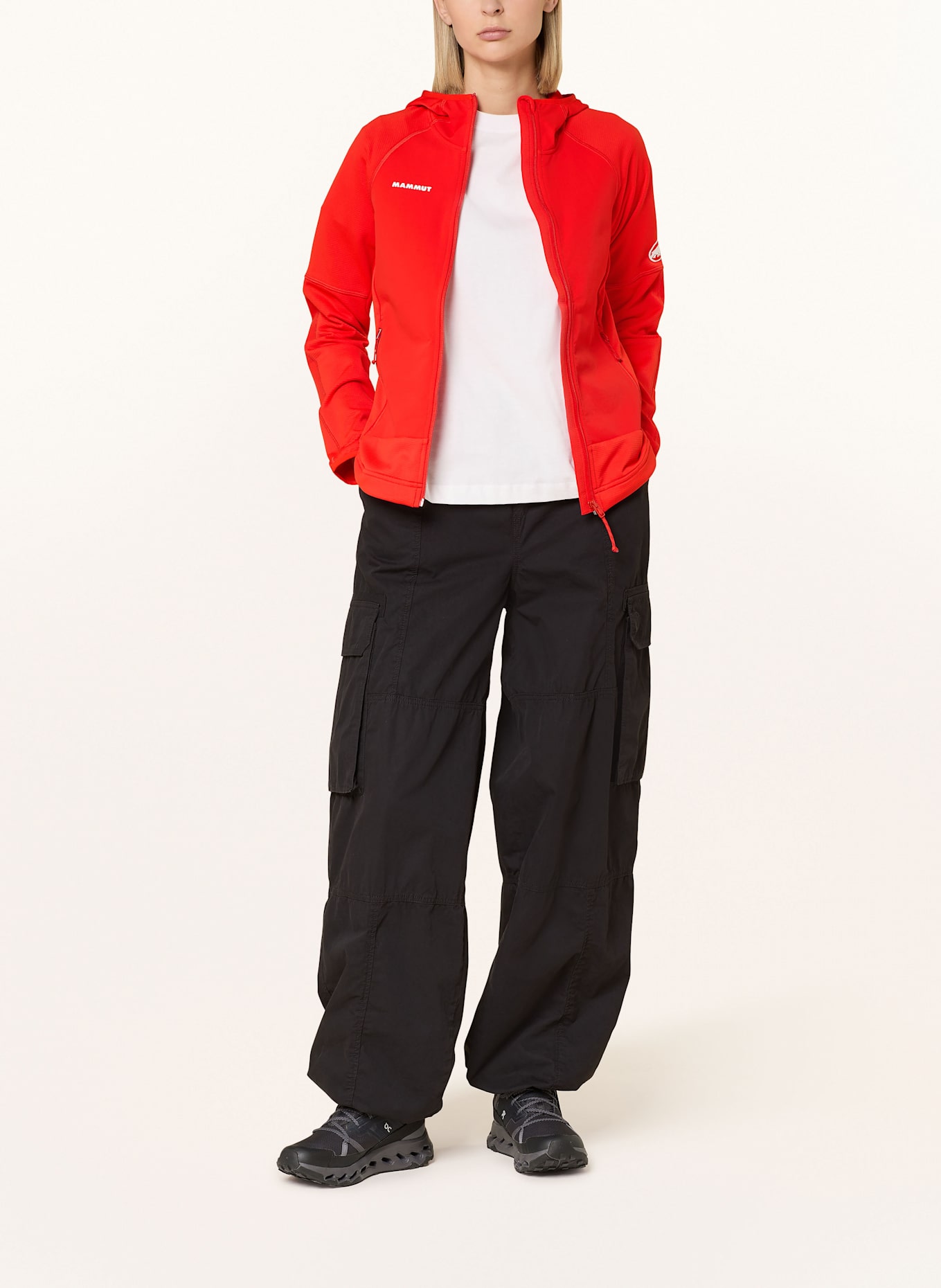 MAMMUT Midlayer-Jacke MASSONE ML HOODED: ROT