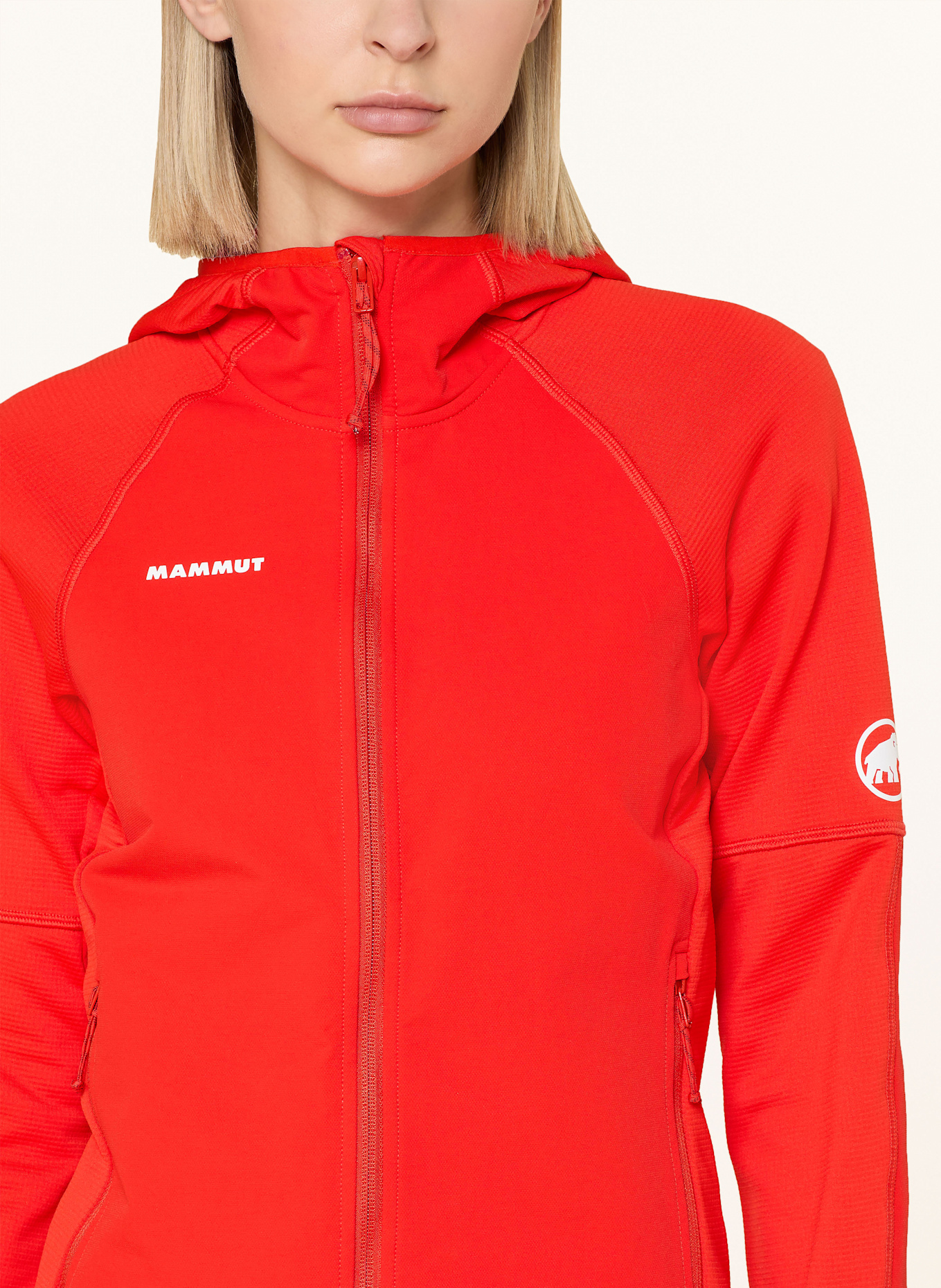 MAMMUT Midlayer-Jacke MASSONE ML HOODED: ROT