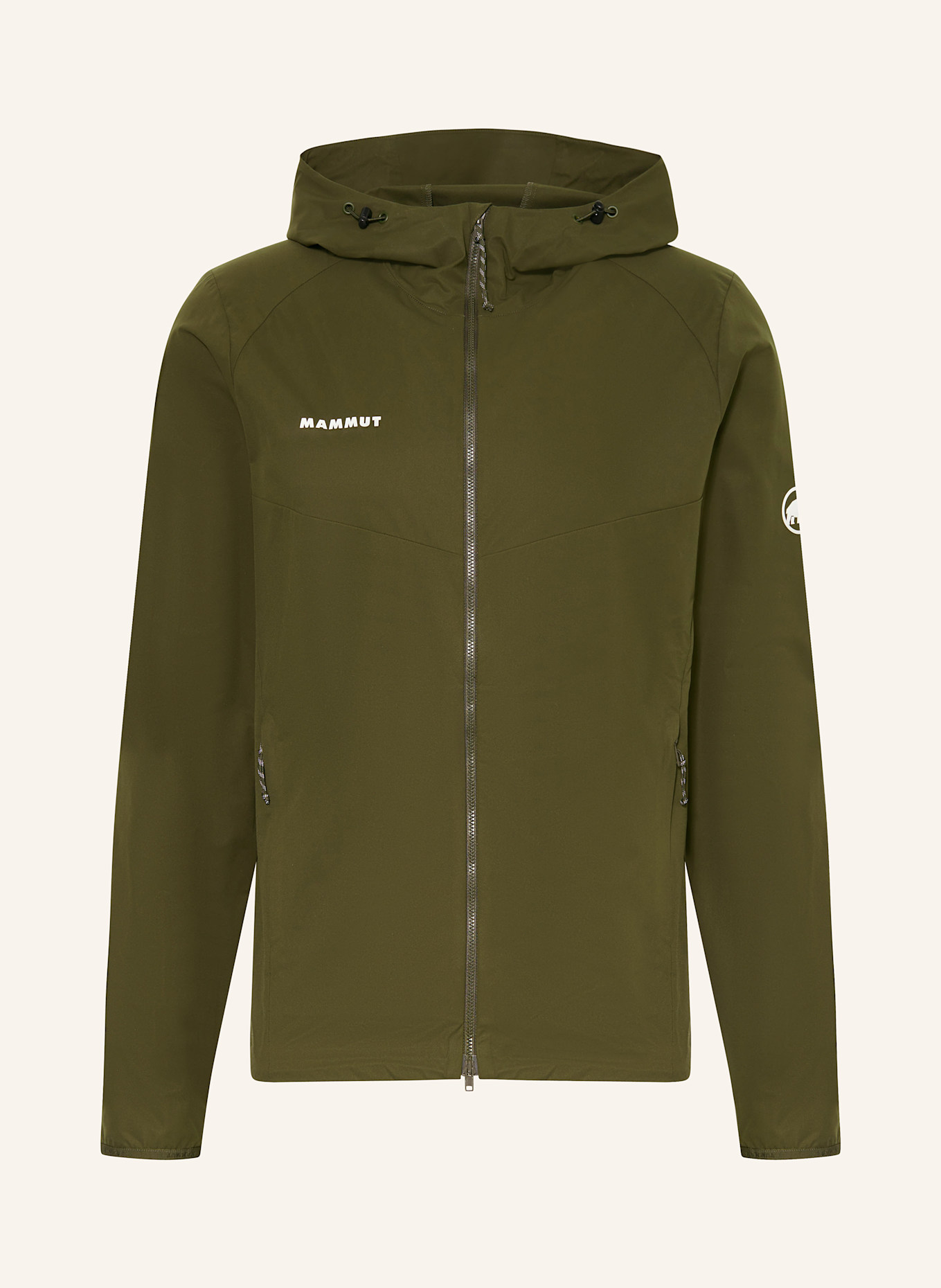 MAMMUT Softshellová bunda GRANITE SO HOODED: TMAVĚ ZELENÁ