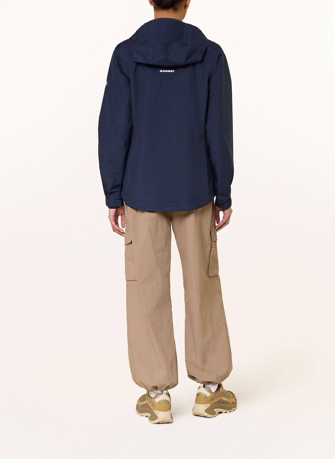 MAMMUT Outdoor jacket TREELINE LIGHT HS HOODED: DARK BLUE