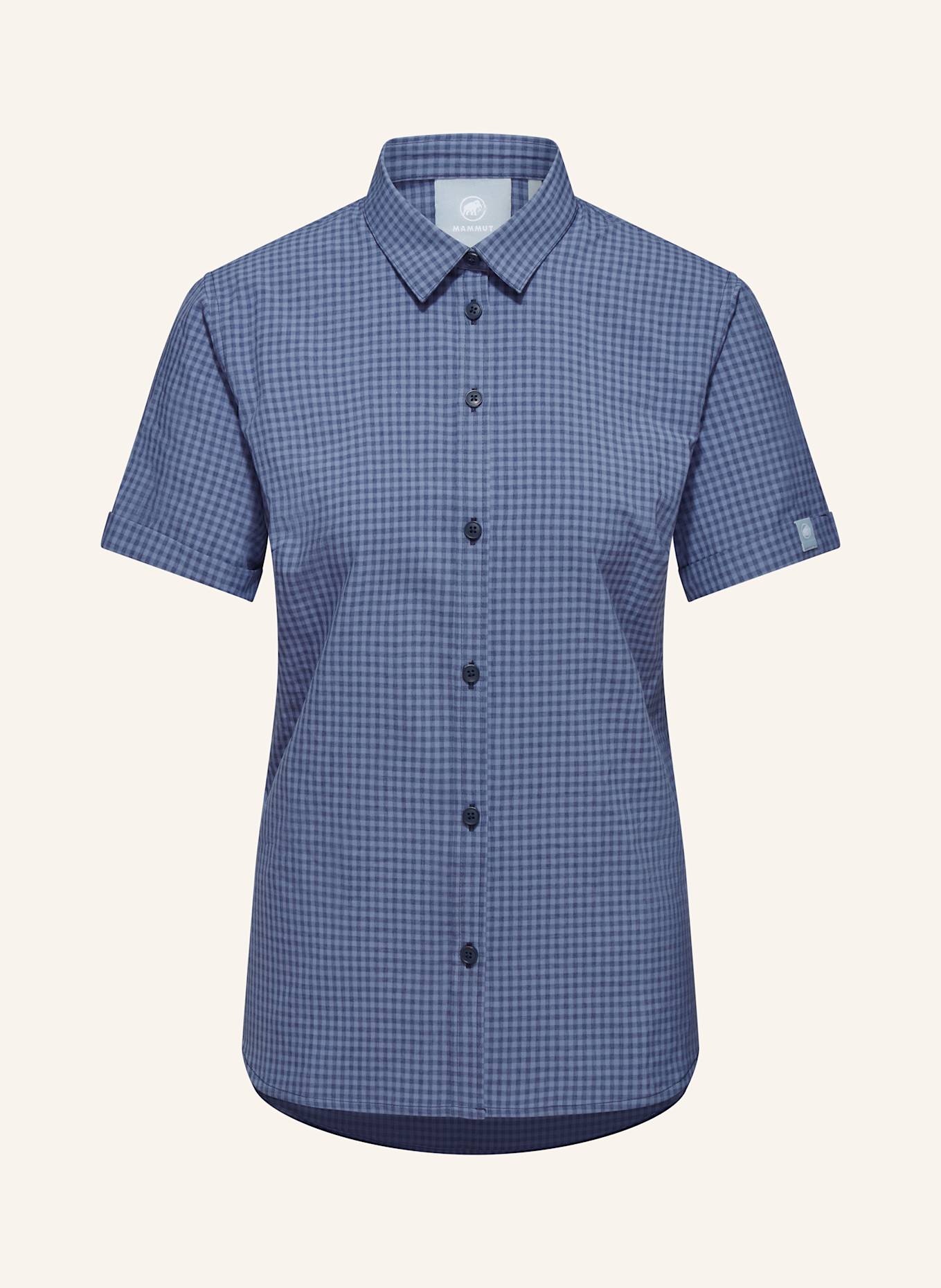 MAMMUT Outdoor-Bluse AADA Regular Fit: DUNKELBLAU / BLAU