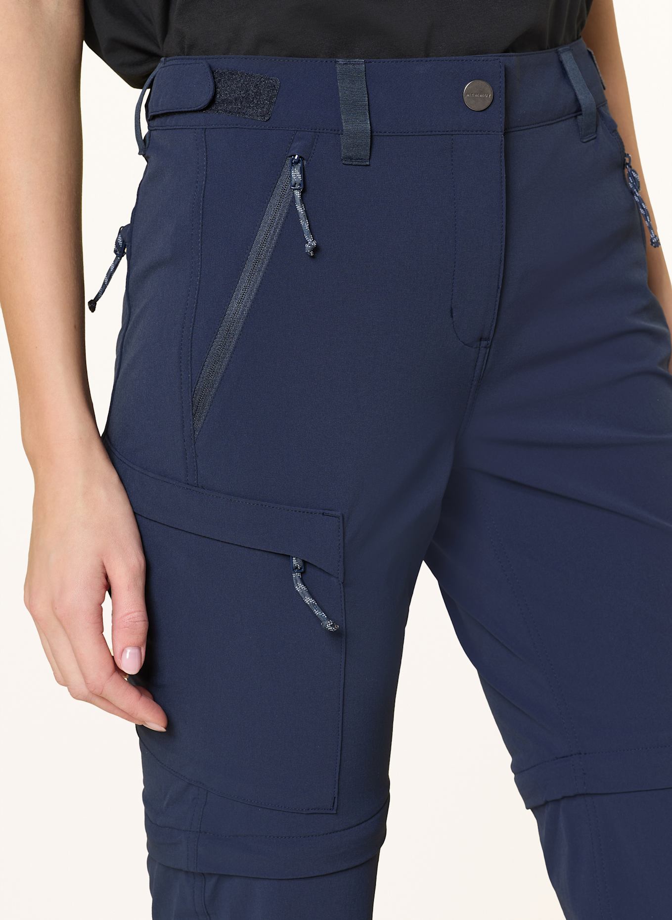 MAMMUT Zip-off kalhoty RUNBOLD IV: TMAVĚ MODRÁ