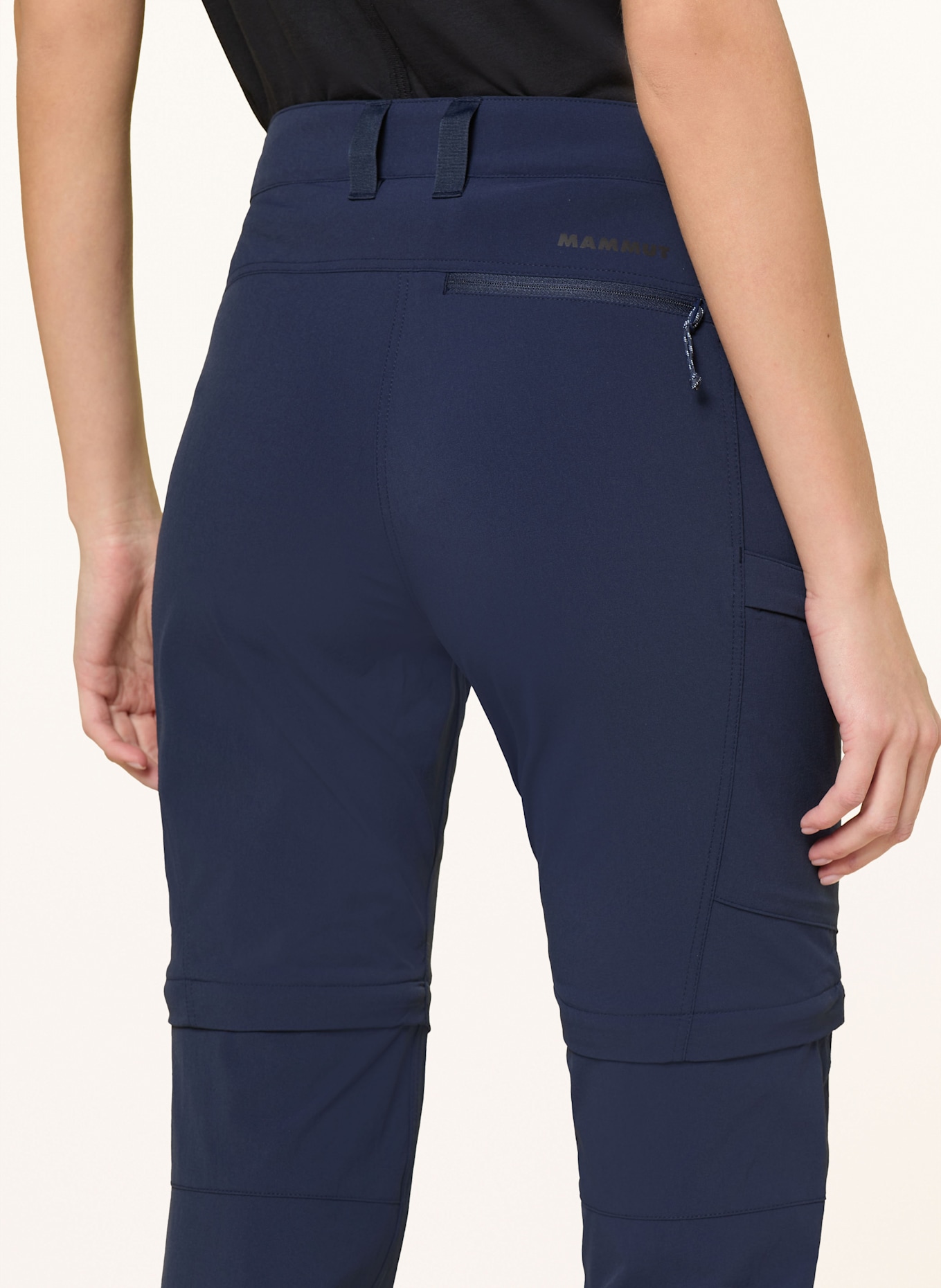 MAMMUT Zip-off kalhoty RUNBOLD IV: TMAVĚ MODRÁ