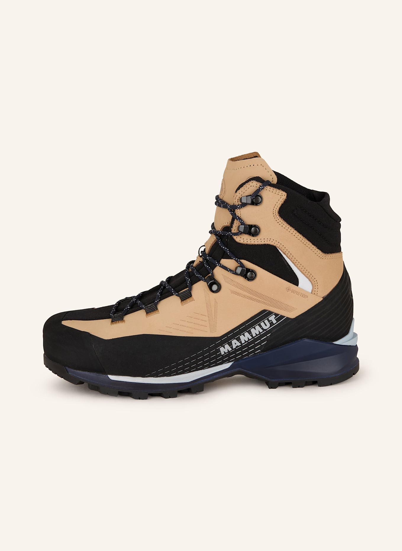 MAMMUT Bergschuhe KENTO GUIDE II HIGH GTX: SCHWARZ/ HELLBRAUN
