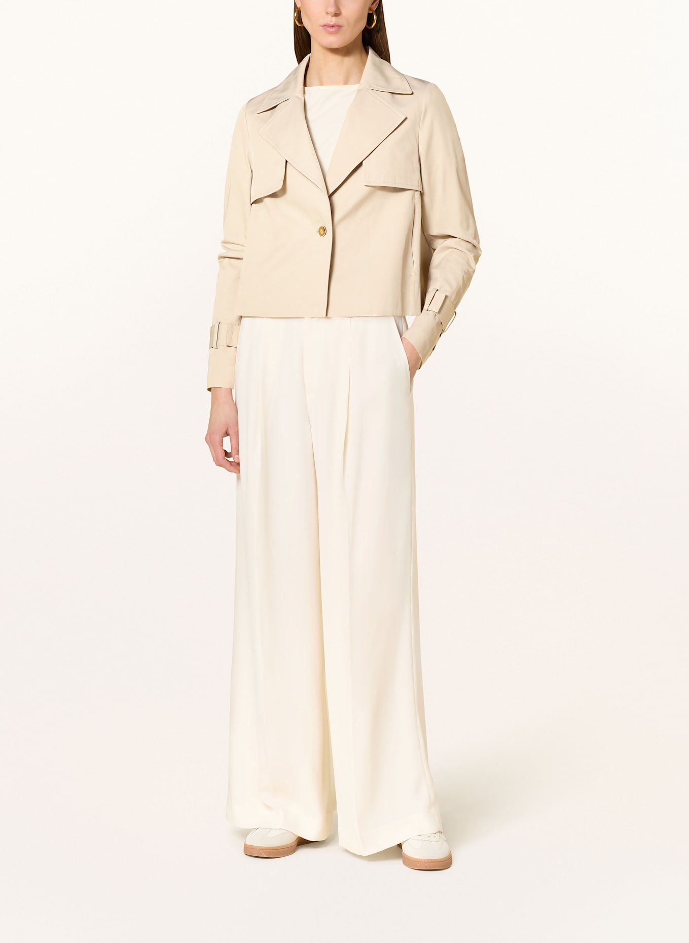 s.Oliver BLACK LABEL Cropped-Trenchcoat: HELLBRAUN