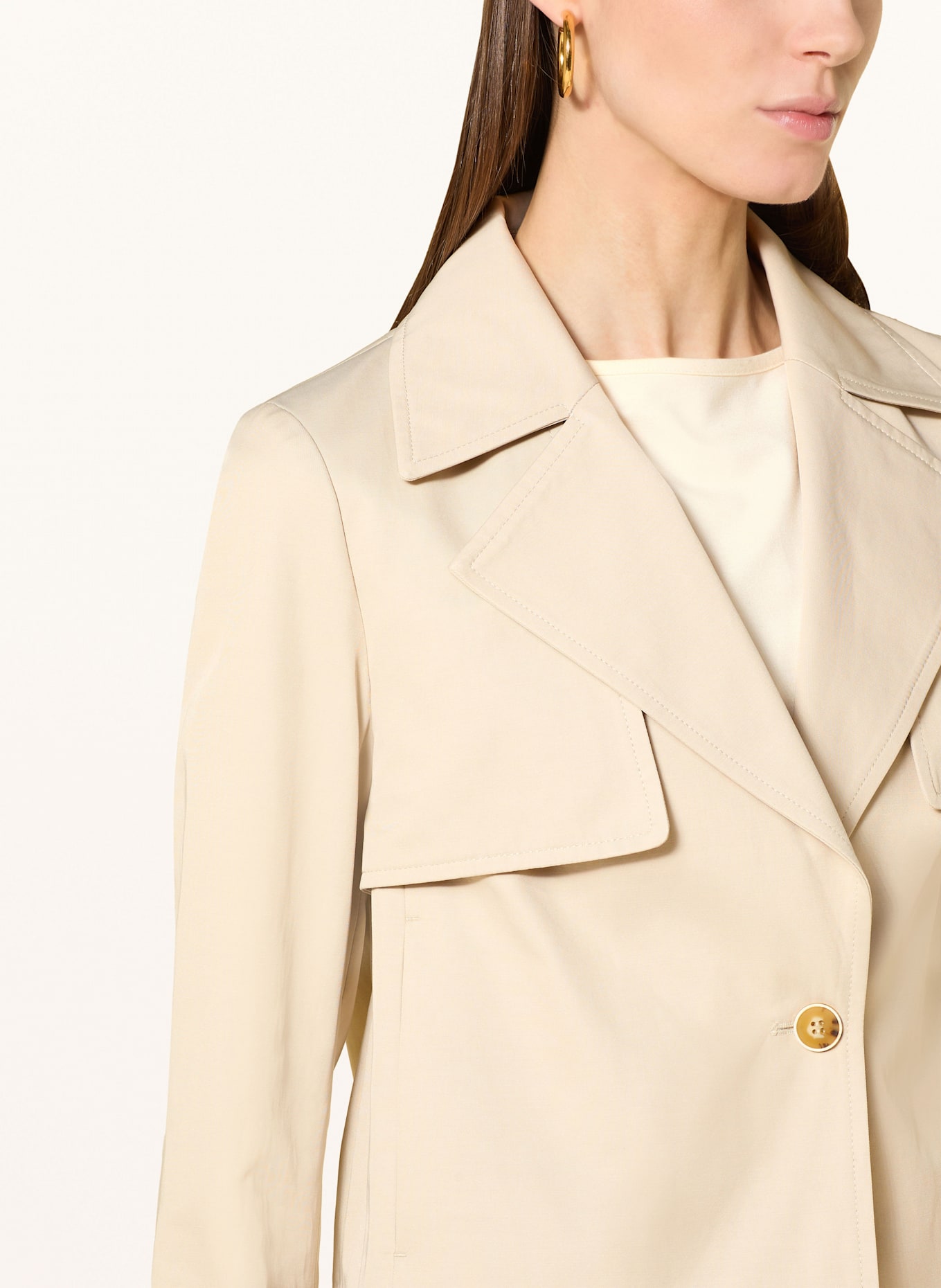 s.Oliver BLACK LABEL Cropped-Trenchcoat: HELLBRAUN