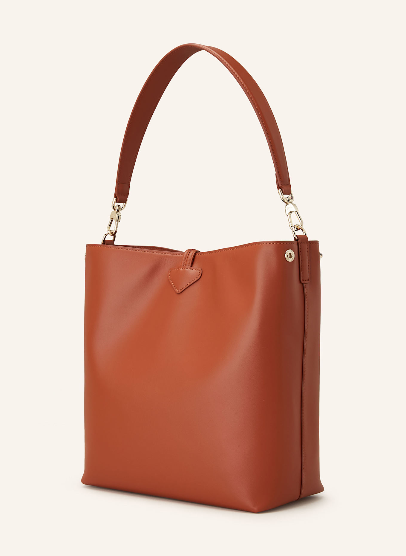 LONGCHAMP Handtasche LE ROSEAU MEDIUM: BRAUN