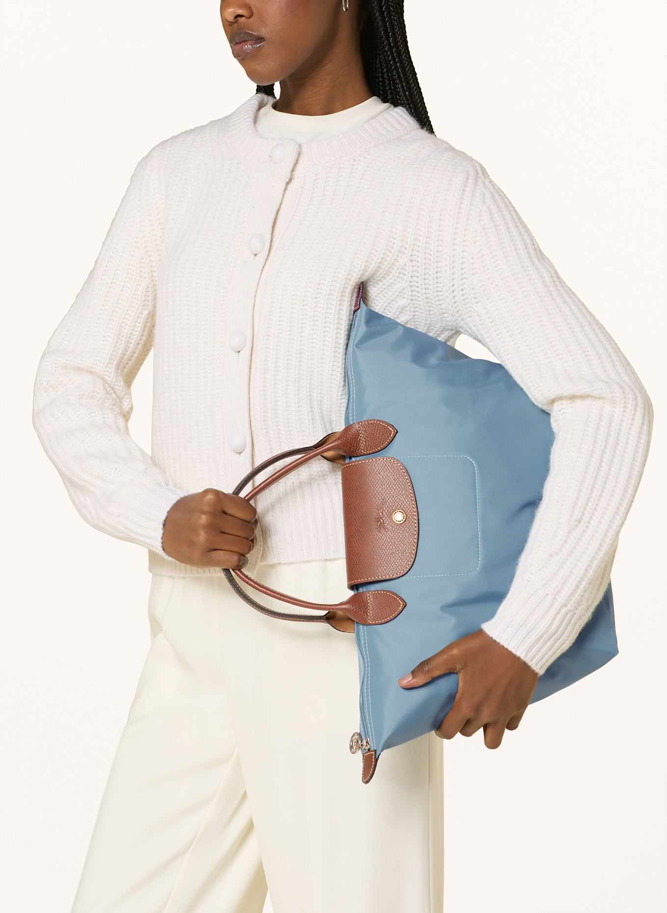 LONGCHAMP Handtasche LE PLIAGE M: PETROL