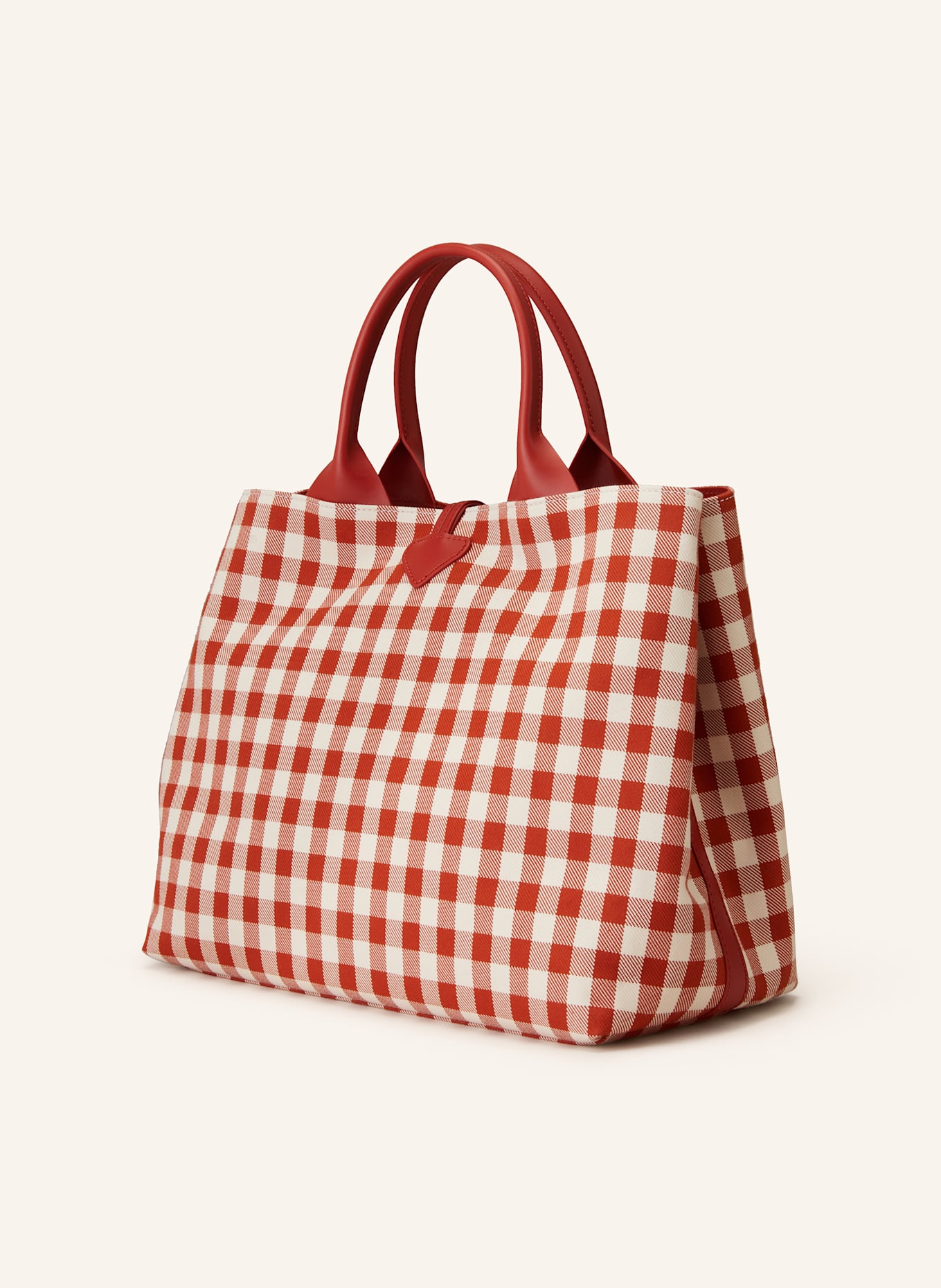 LONGCHAMP Shopper LE ROSEAU: ROT/ ECRU