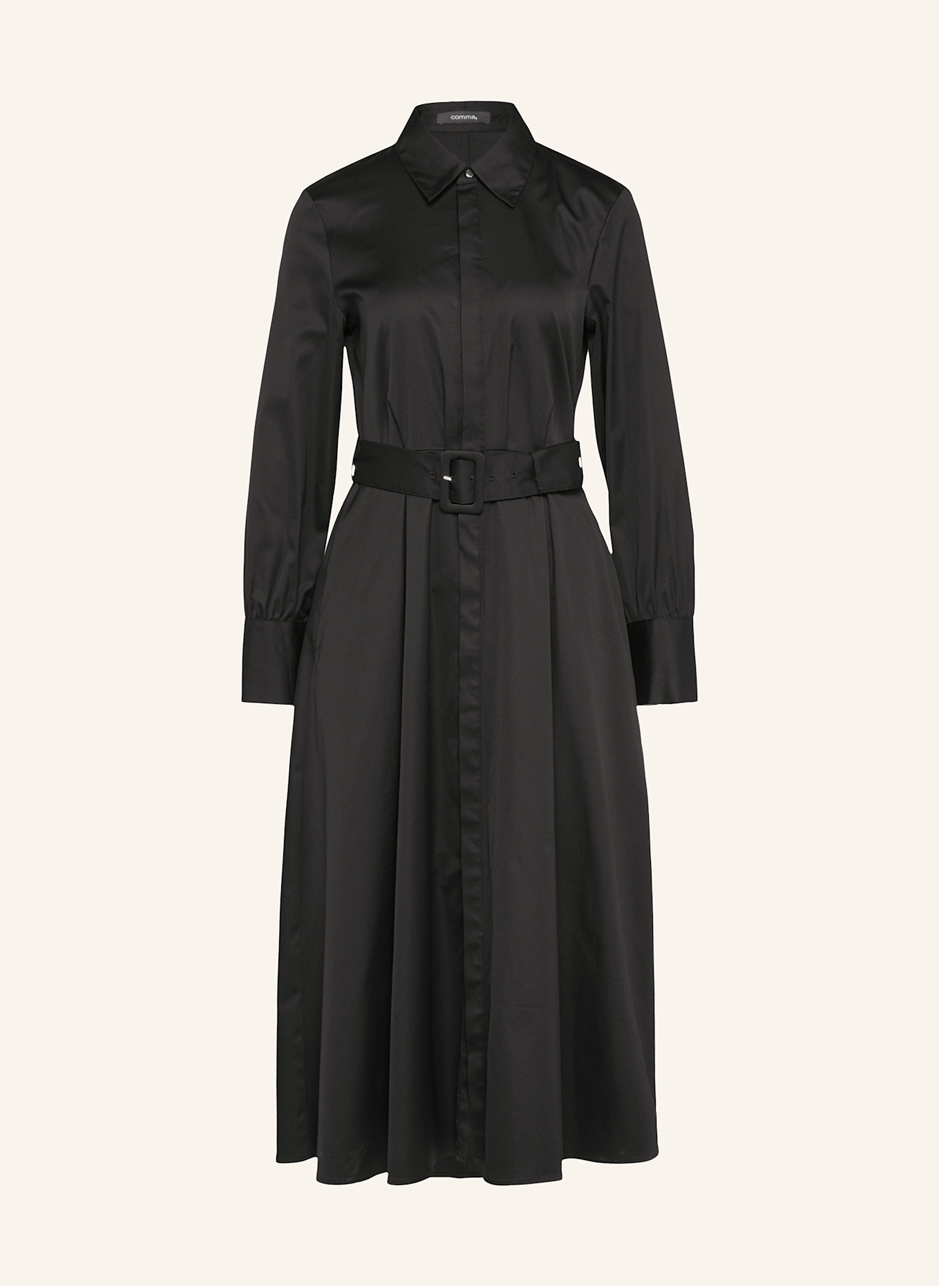 comma Hemdblusenkleid, Farbe: SCHWARZ (Bild 1)