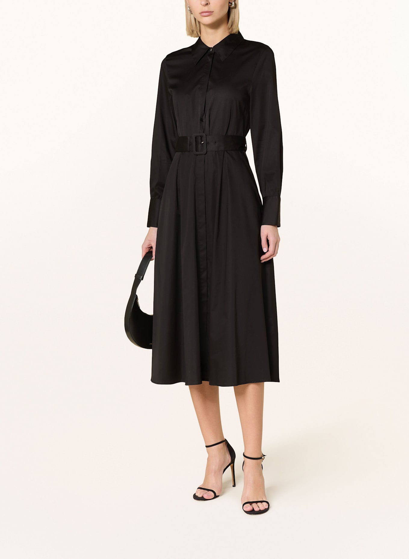 comma Hemdblusenkleid, Farbe: SCHWARZ (Bild 2)