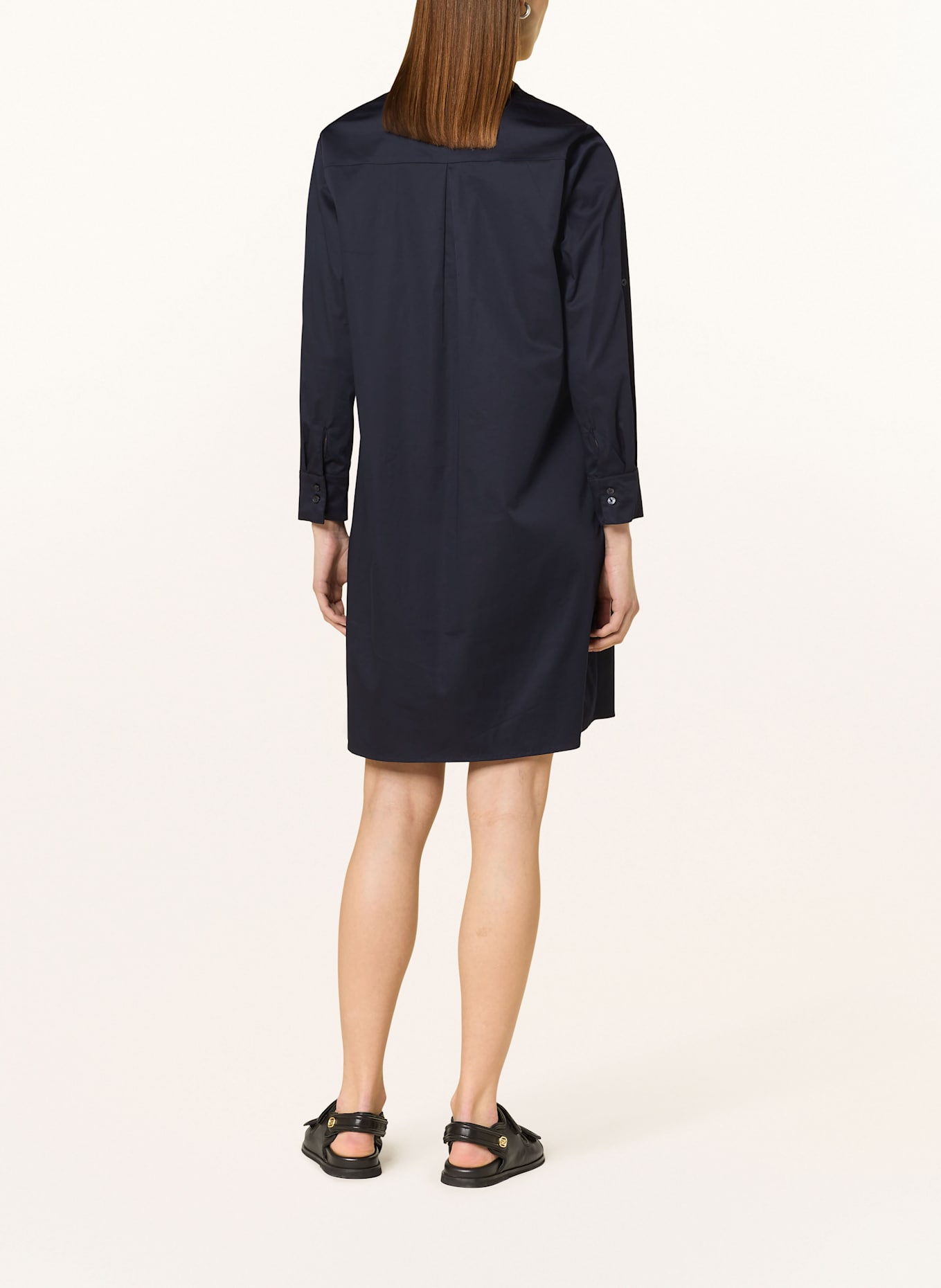 comma PUMA shirt dress: DARK BLUE