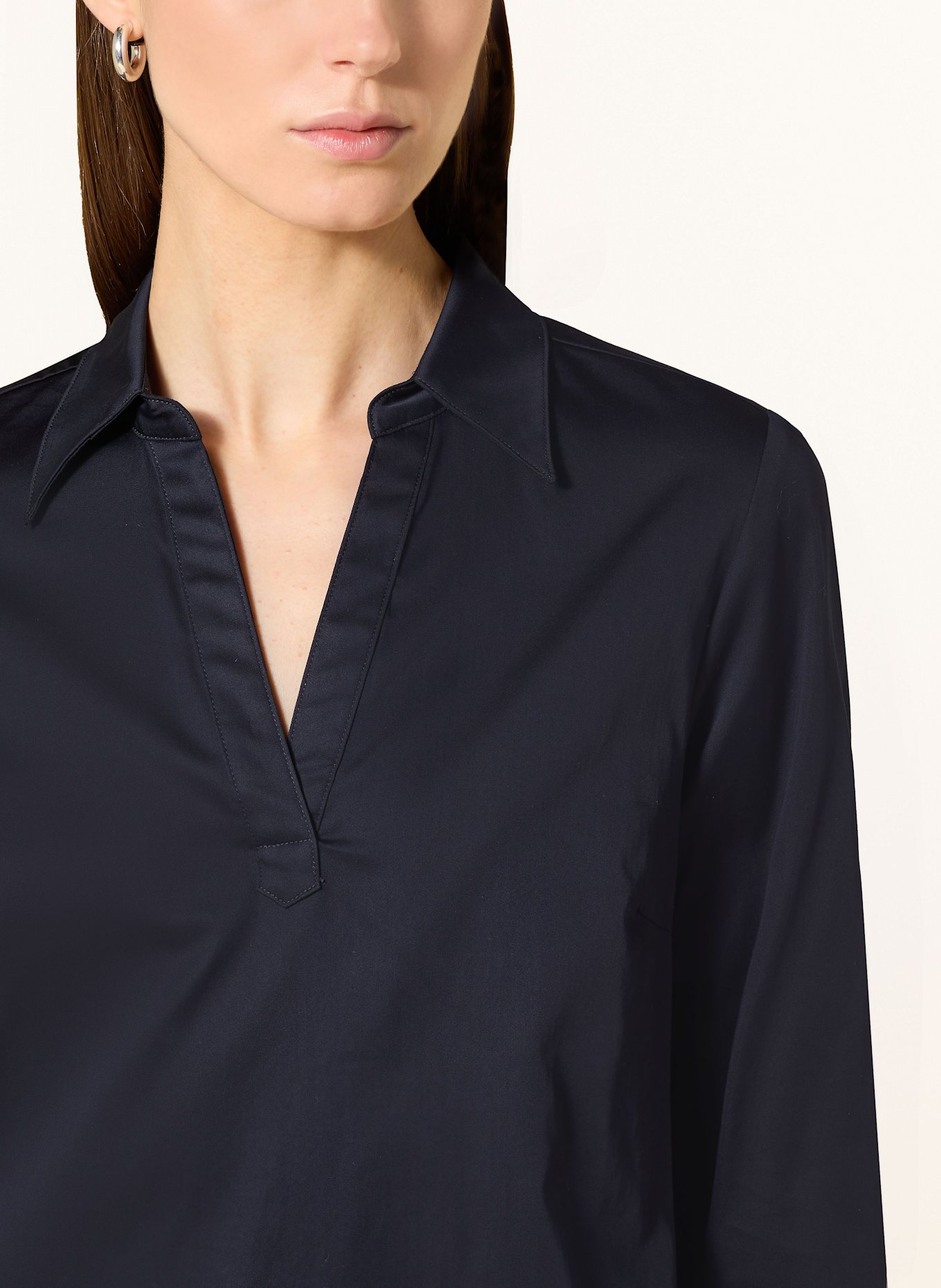 comma PUMA shirt dress: DARK BLUE