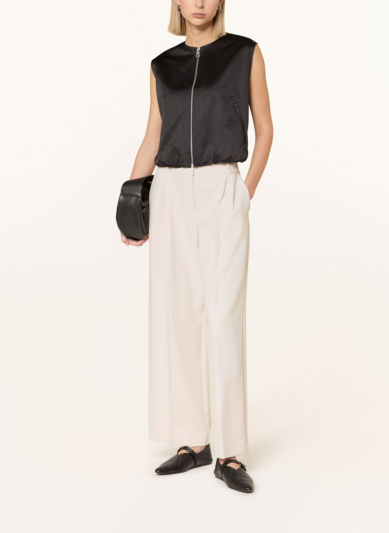 comma casual identity Marlenehose: ECRU