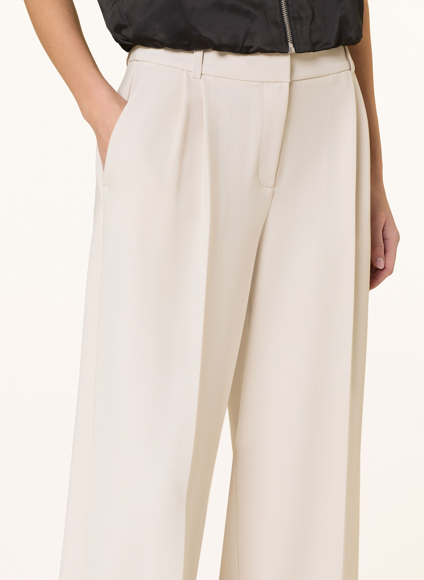 comma casual identity Marlenehose: ECRU