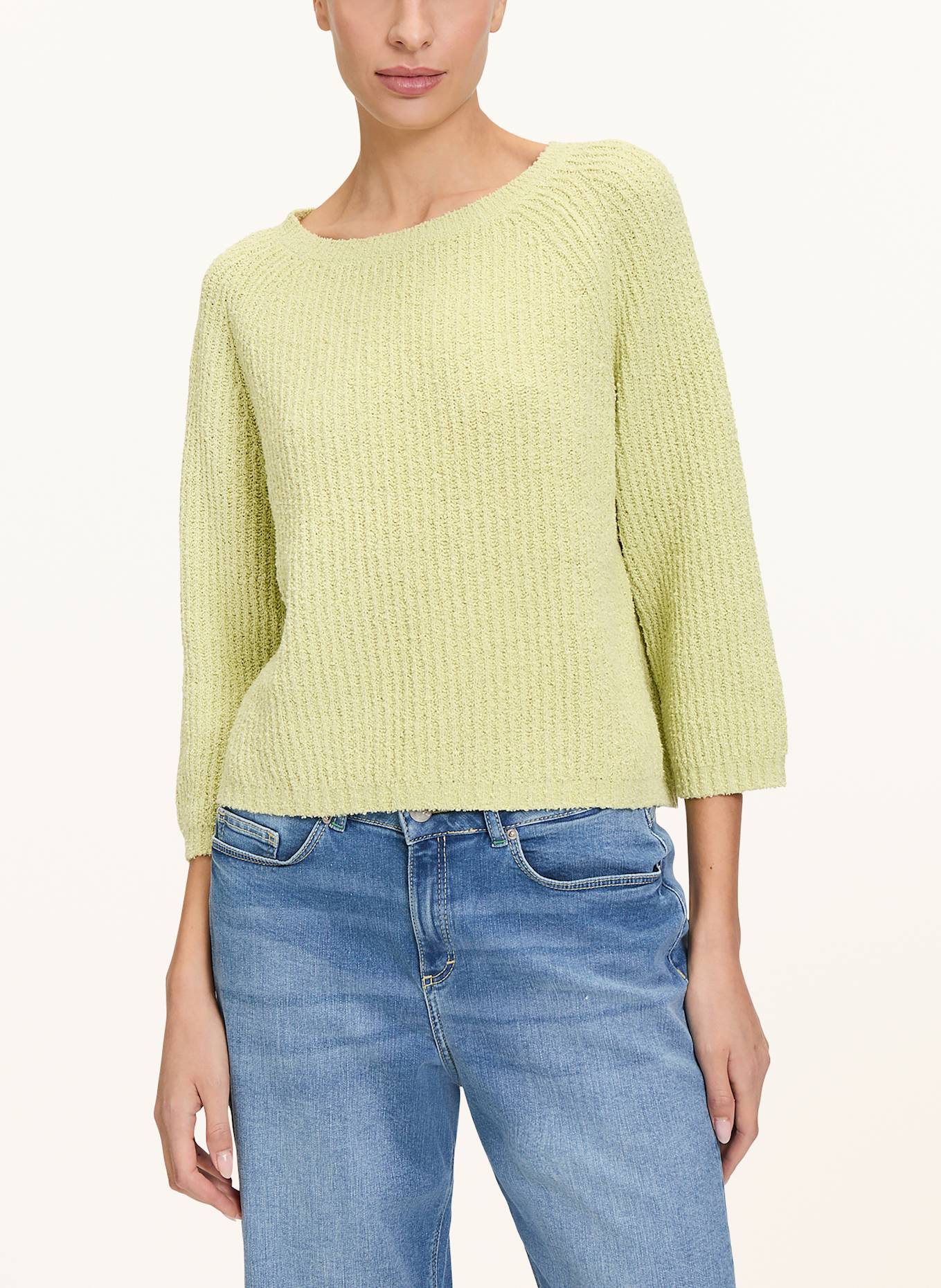 CARTOON Pullover mit 3/4-Arm: HELLGRÜN