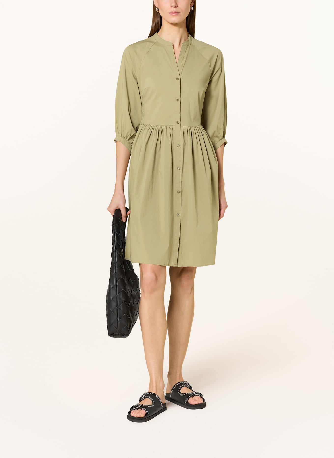 CARTOON Šaty s 3/4 rukávem: OLIVOVÁ