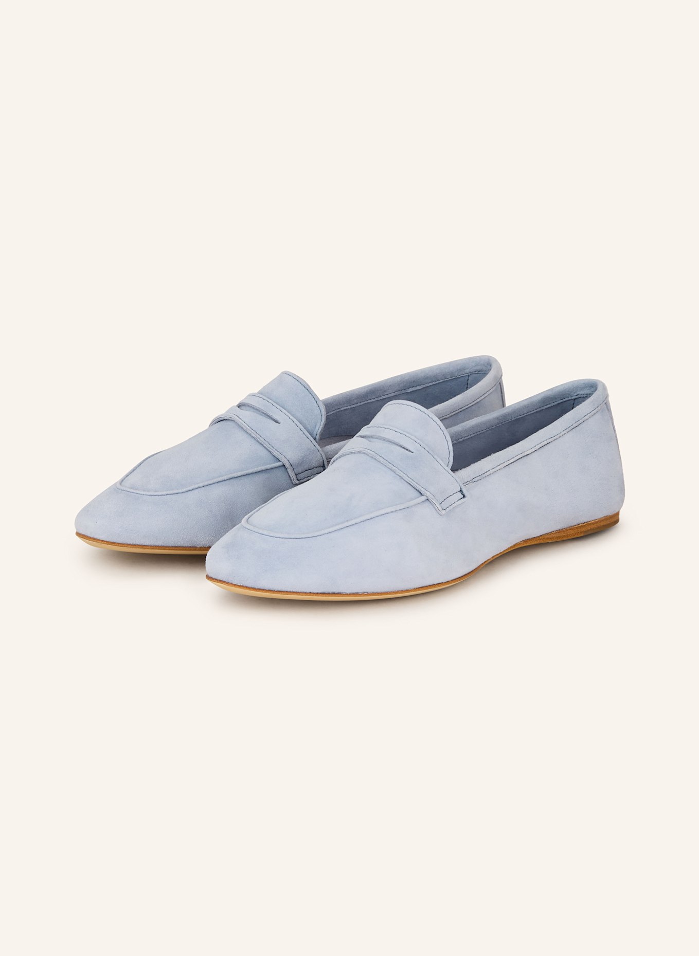 lilienfels Penny-Loafer: HELLBLAU