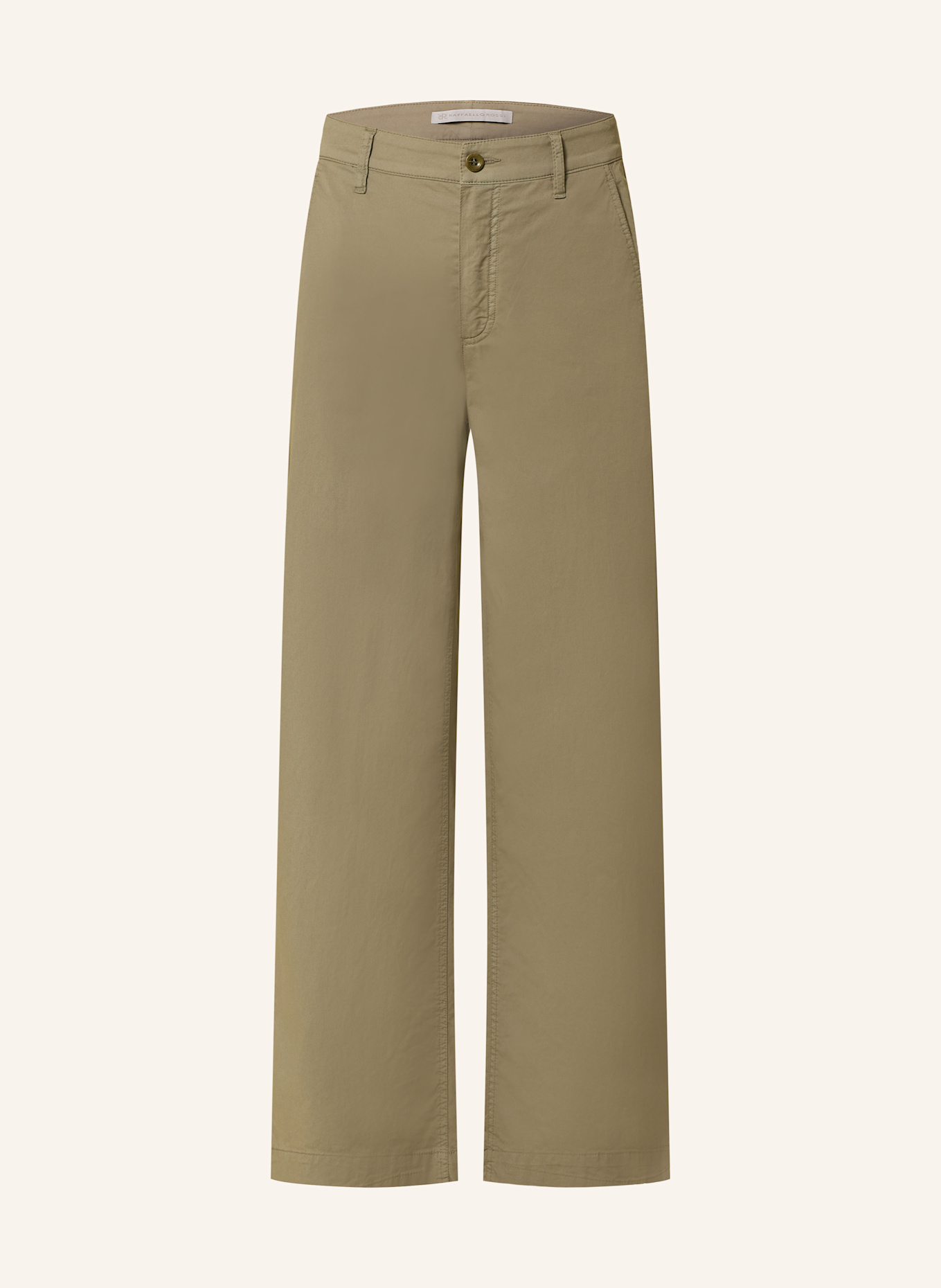 RAFFAELLO ROSSI YUKI wide leg trousers: LIGHT GREEN