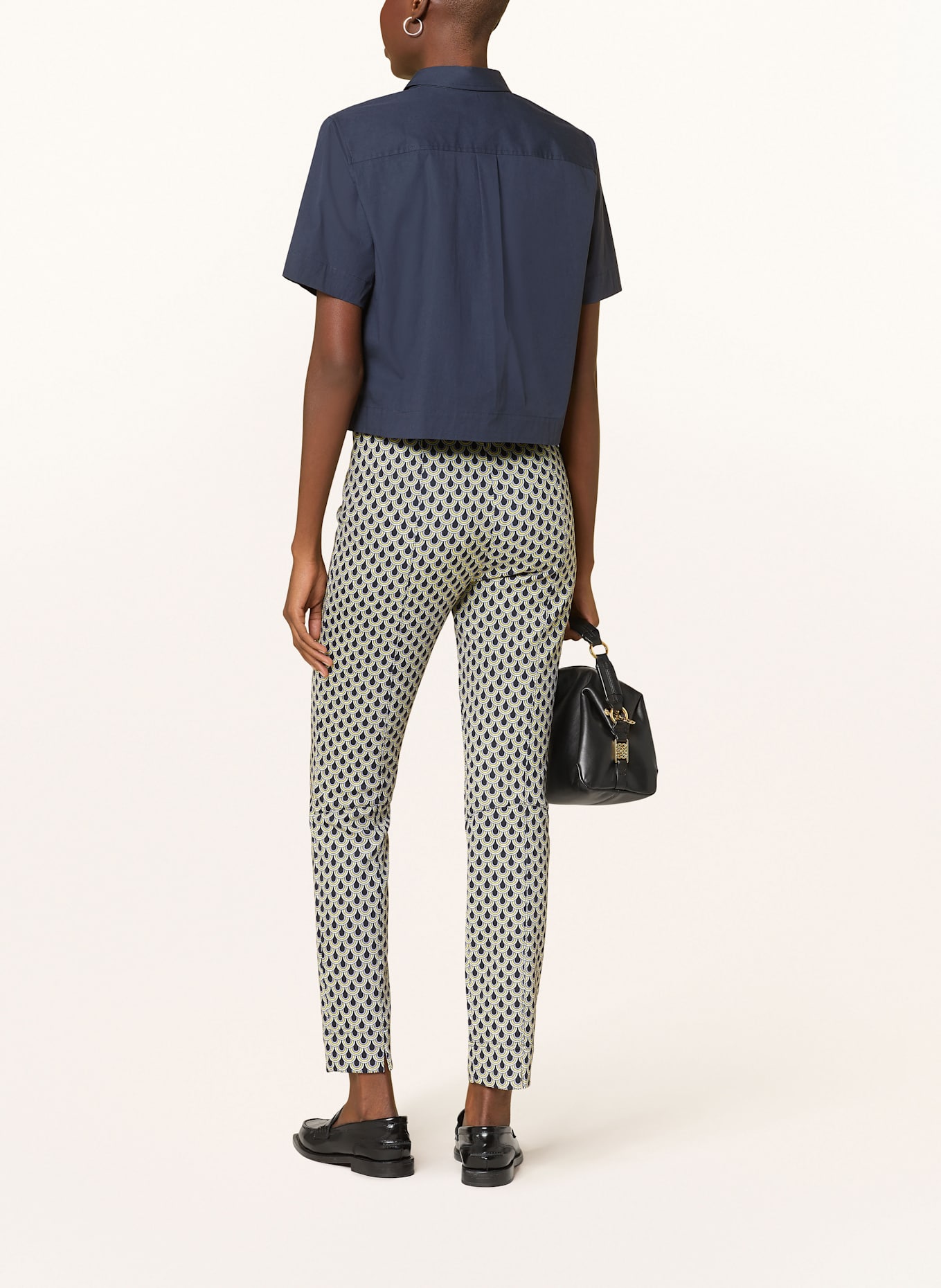 RAFFAELLO ROSSI 7/8-Hose: GELB / DUNKELBLAU / HELLBLAU