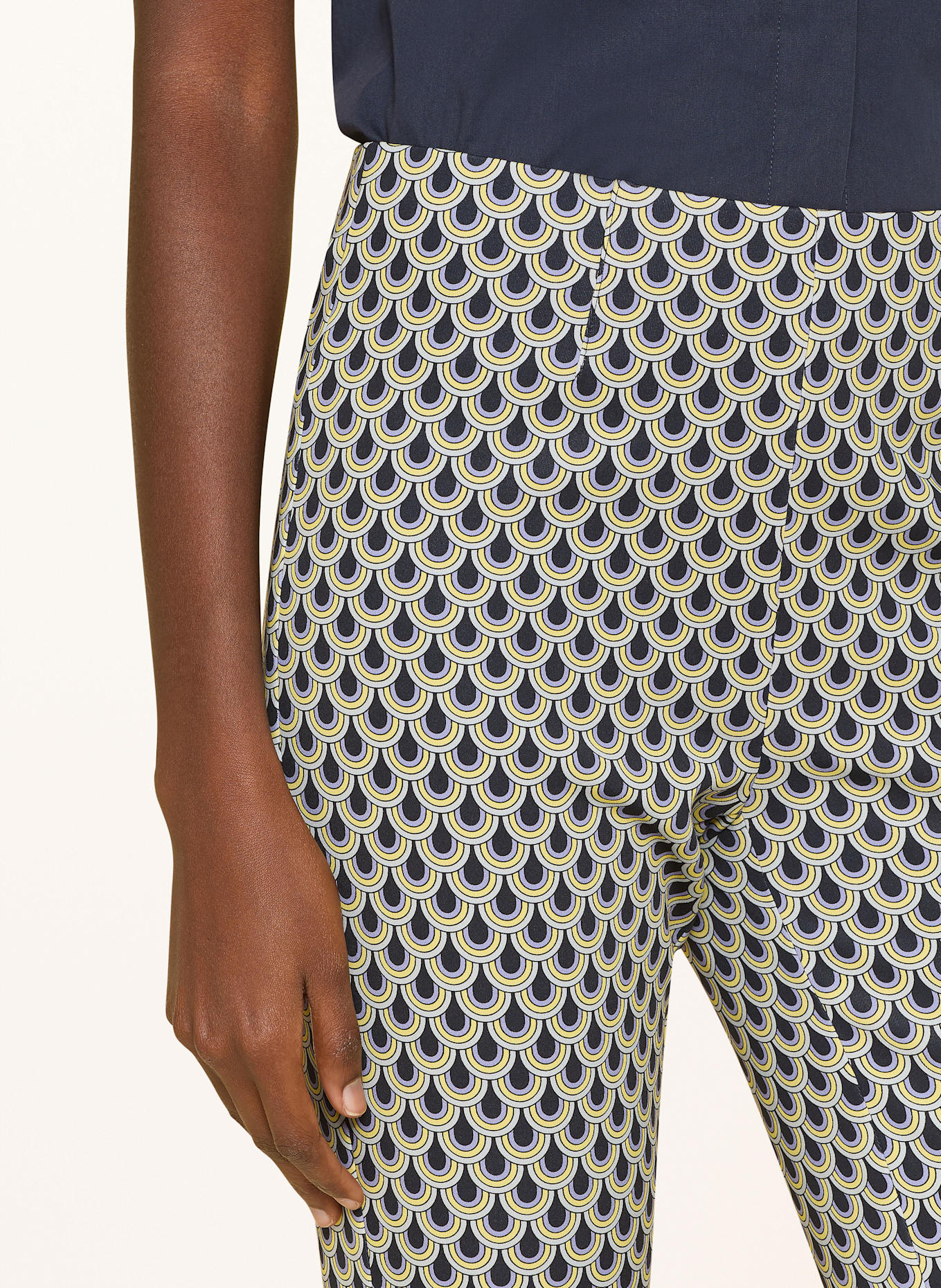 RAFFAELLO ROSSI 7/8-Hose: GELB / DUNKELBLAU / HELLBLAU