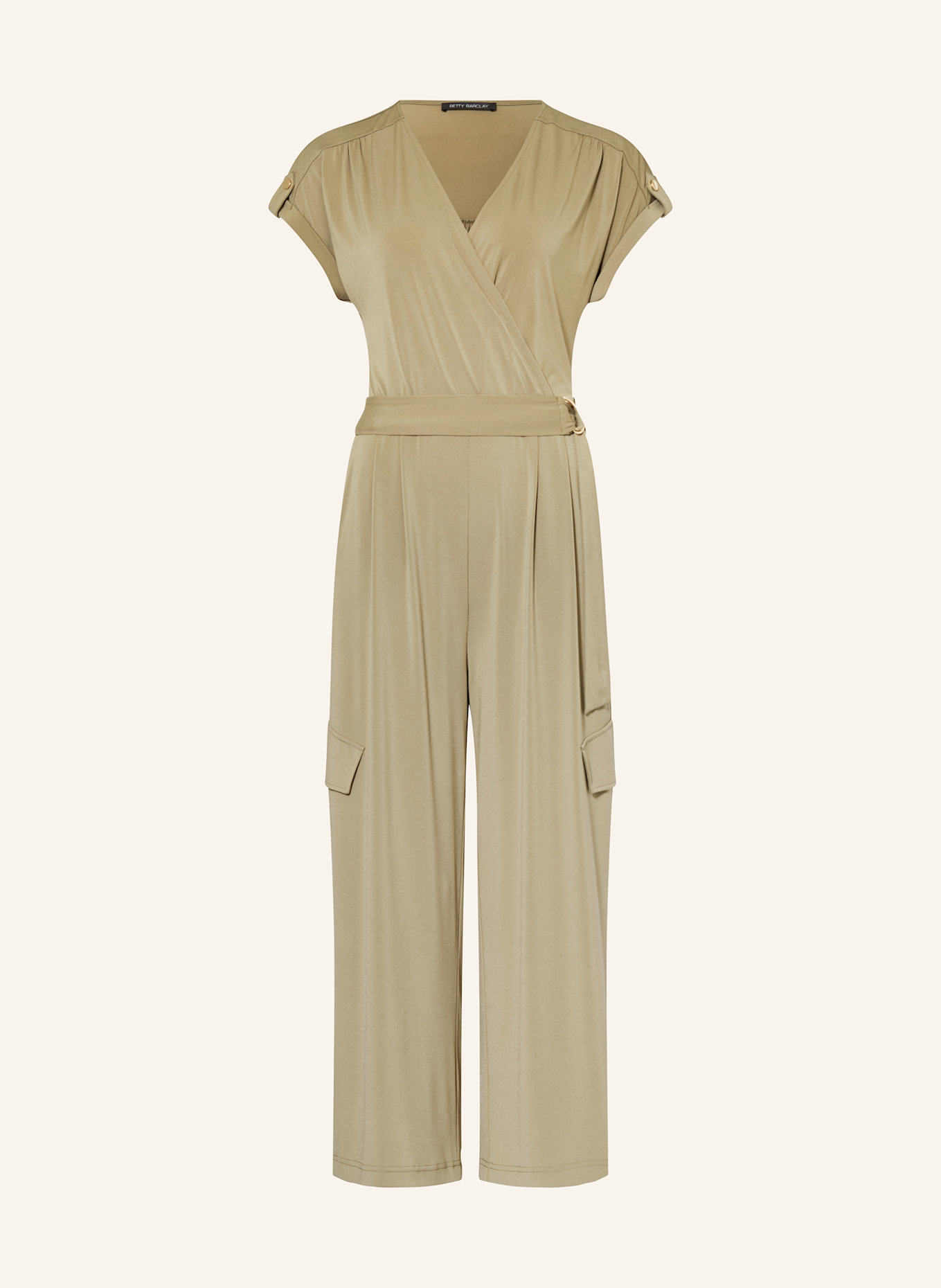 Betty Barclay Žerzejový overal: OLIVOVÁ