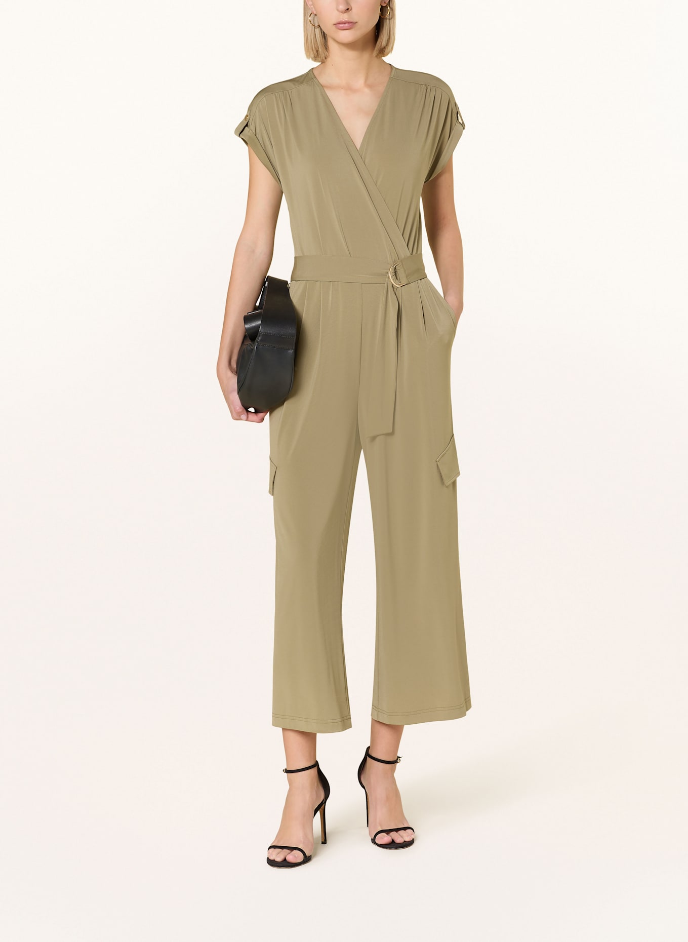 Betty Barclay Žerzejový overal: OLIVOVÁ