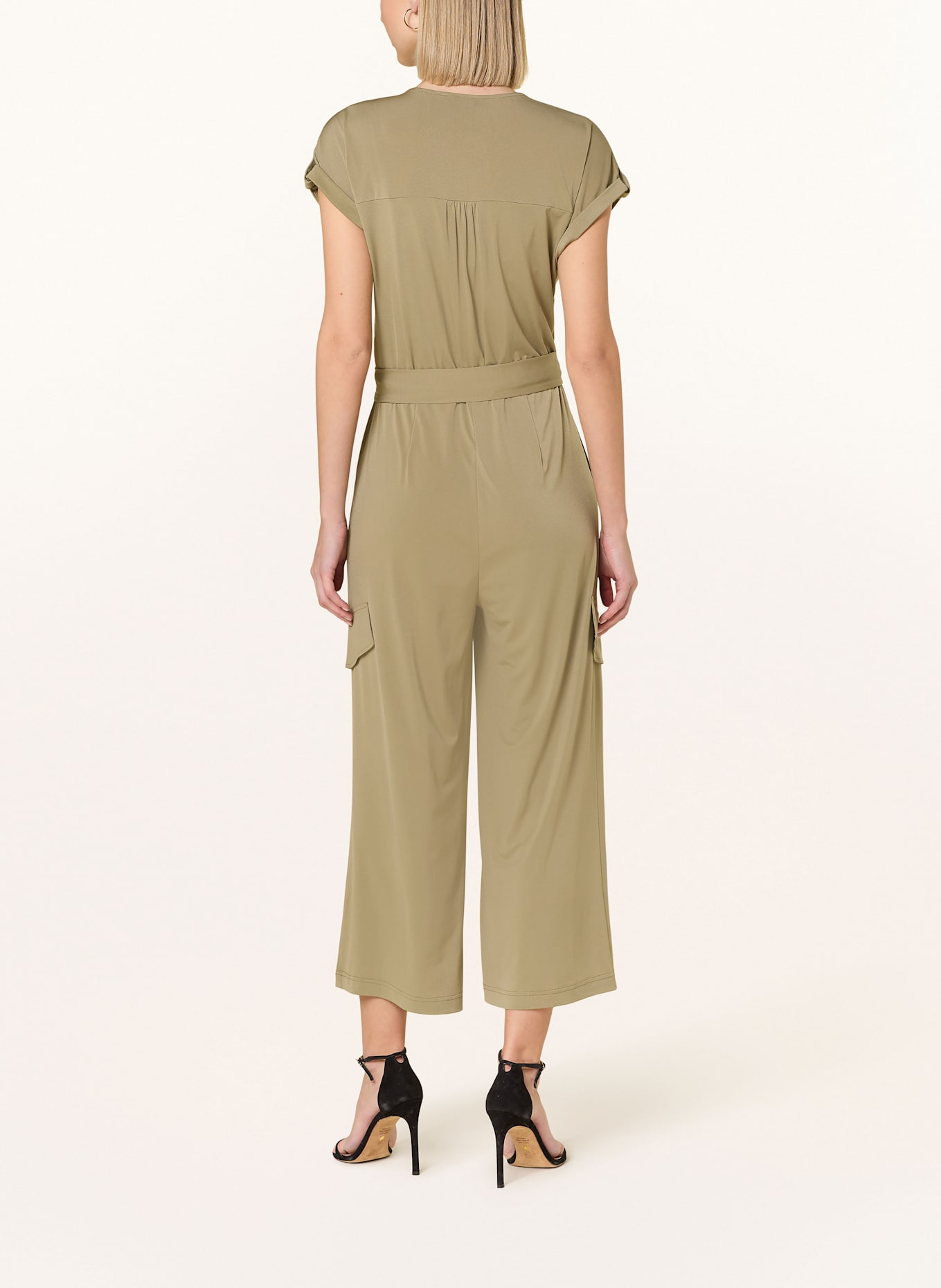 Betty Barclay Žerzejový overal: OLIVOVÁ