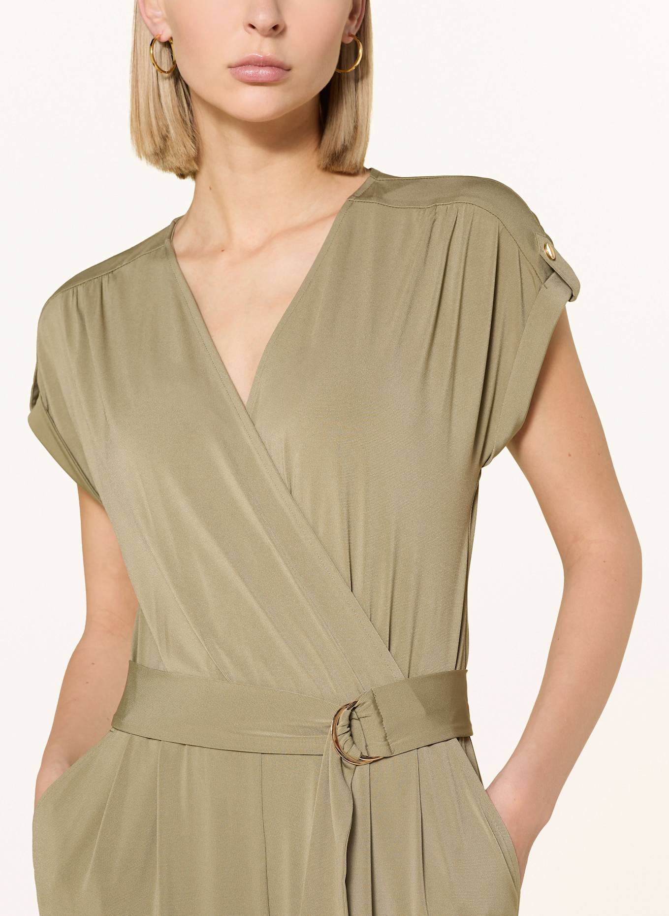 Betty Barclay Žerzejový overal: OLIVOVÁ