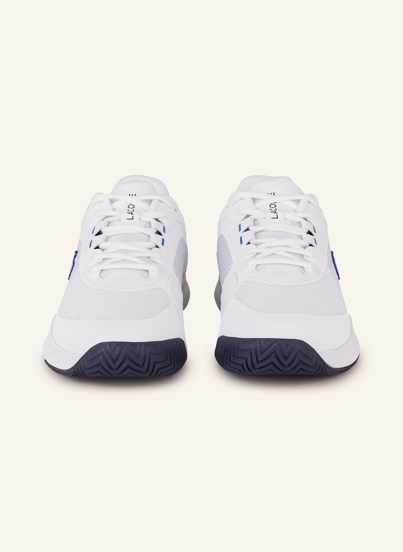 LACOSTE Tennisschuhe TECH POINT: ECRU / BLAU