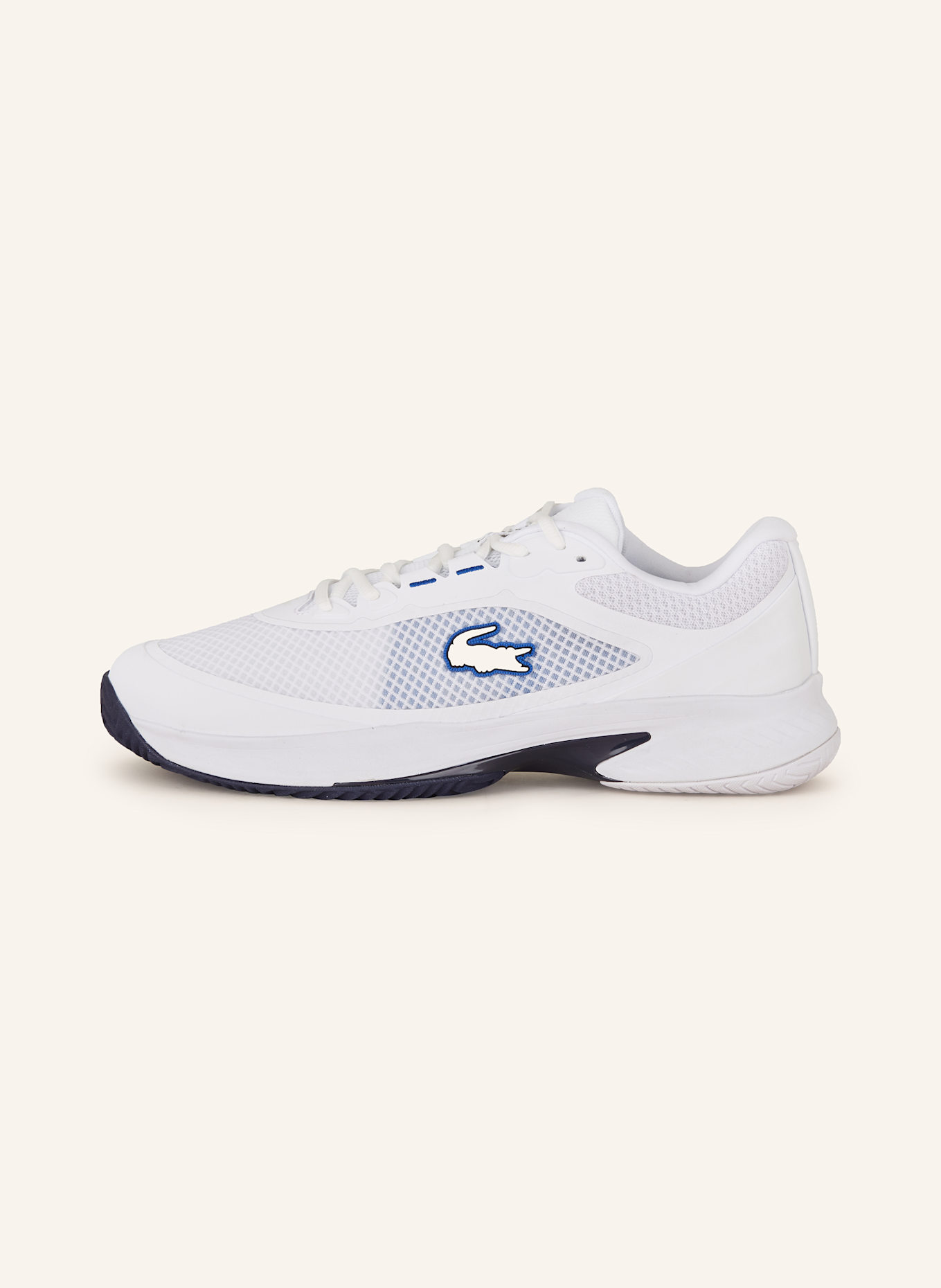 LACOSTE Tennisschuhe TECH POINT: ECRU / BLAU