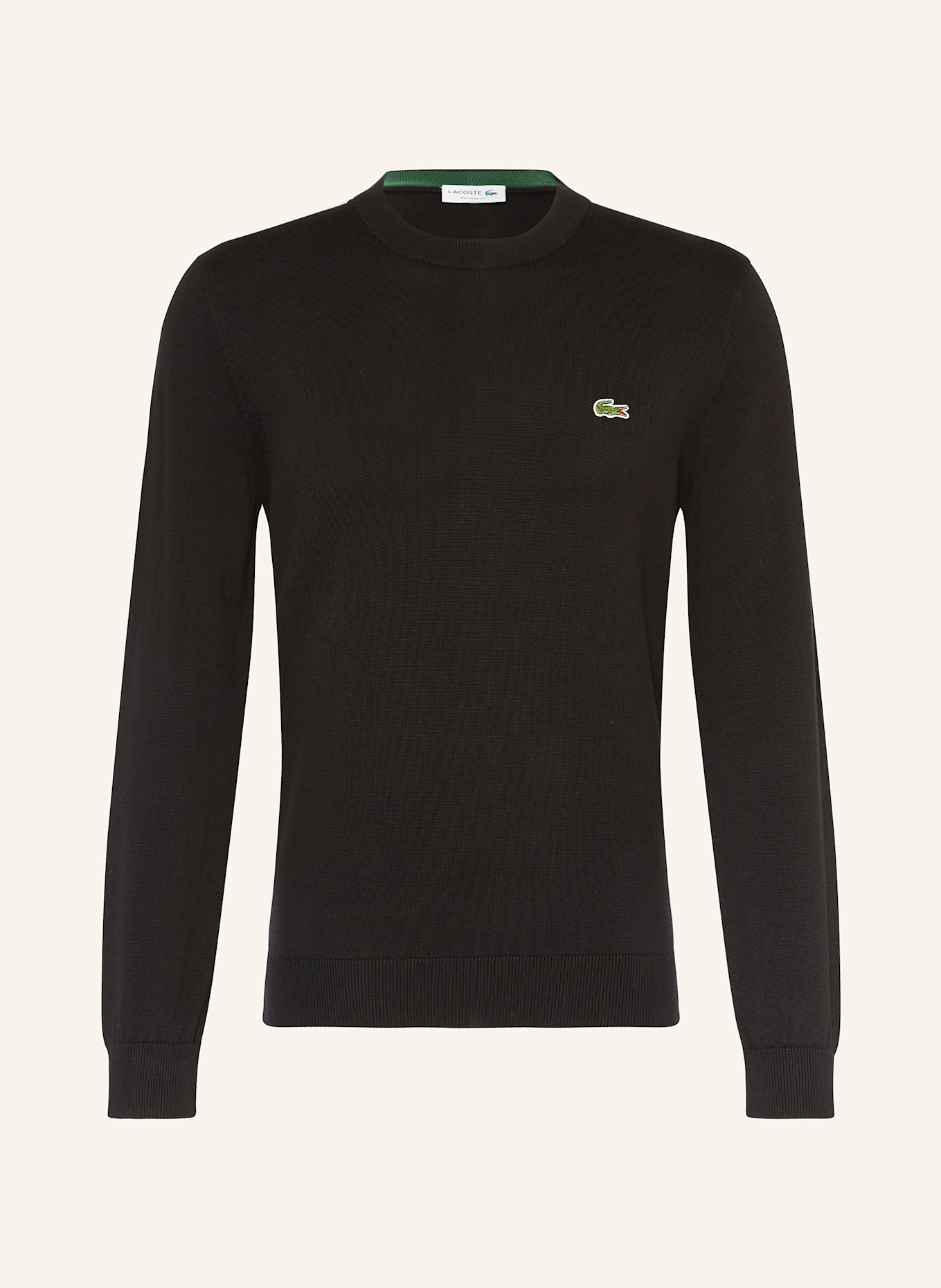 LACOSTE Sweater: BLACK