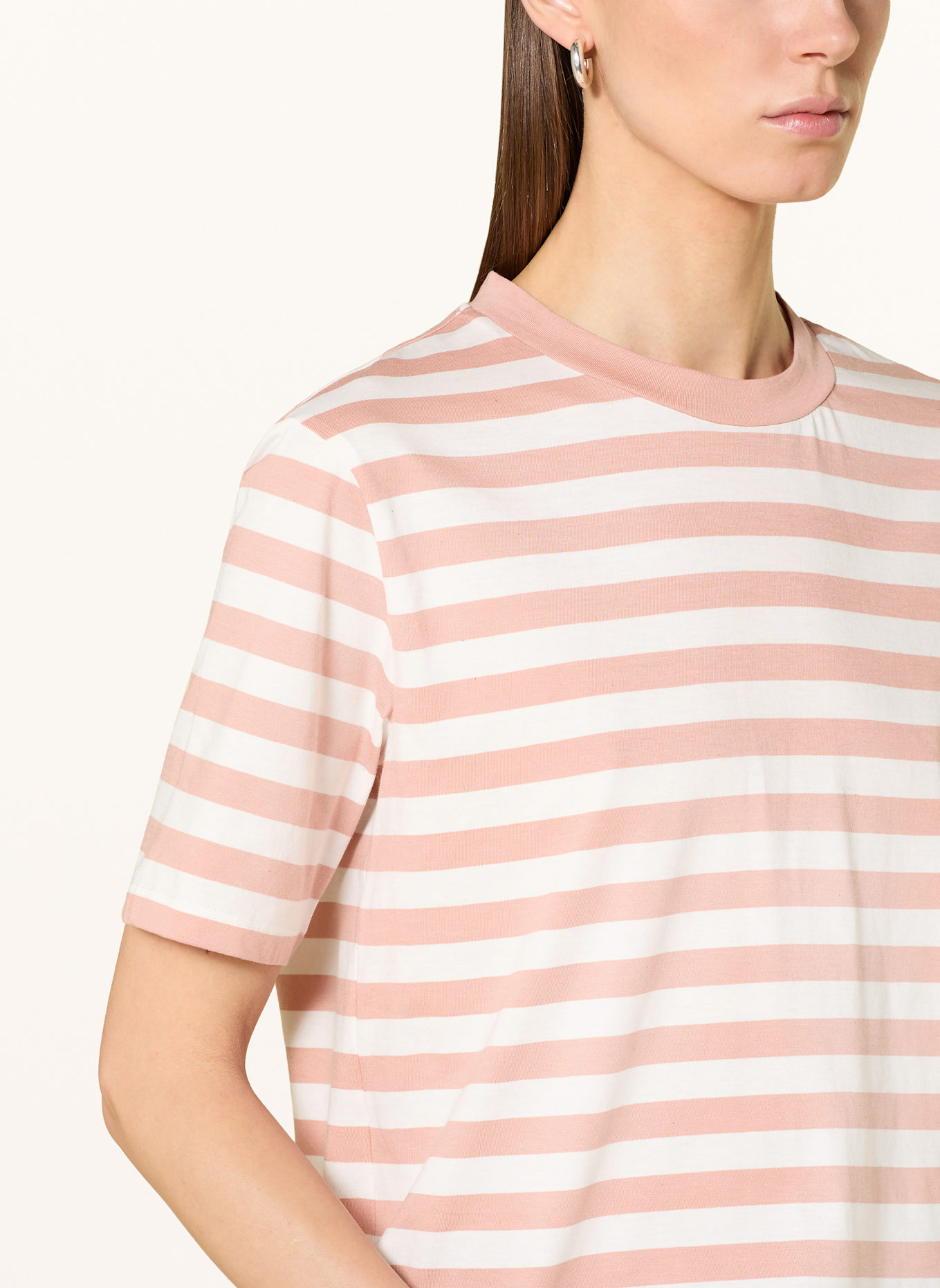 darling harbour T-shirt: BLADORÓŻOWY/ KREMOWY
