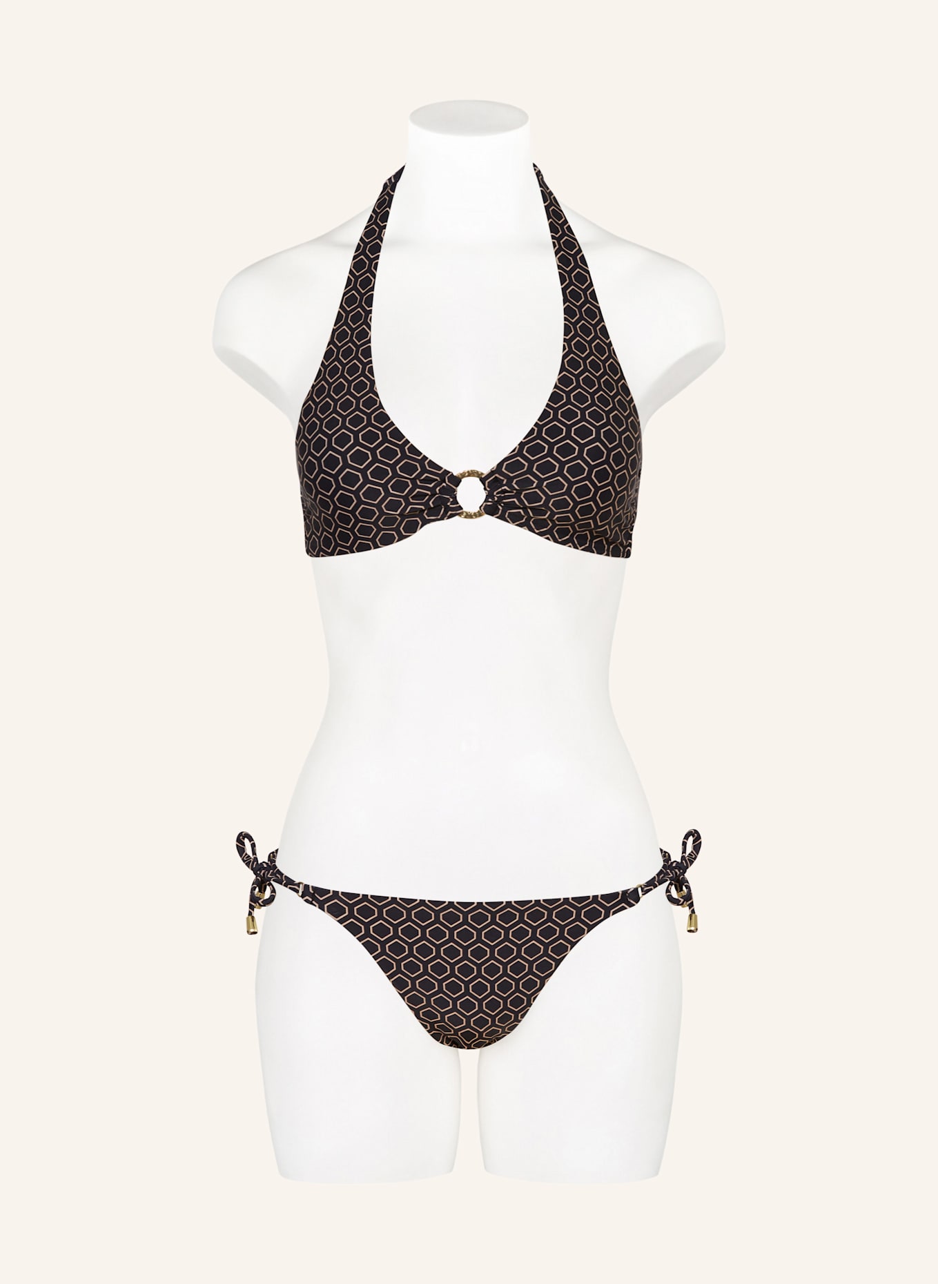 darling harbour Triangel-Bikini-Hose: 16 MULTI-BLACK