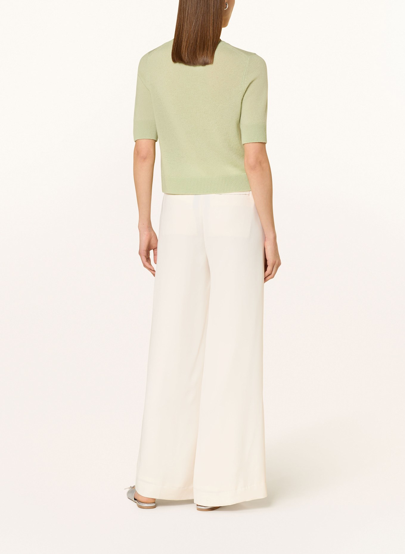 darling harbour Strickshirt mit Cashmere: lindgrün