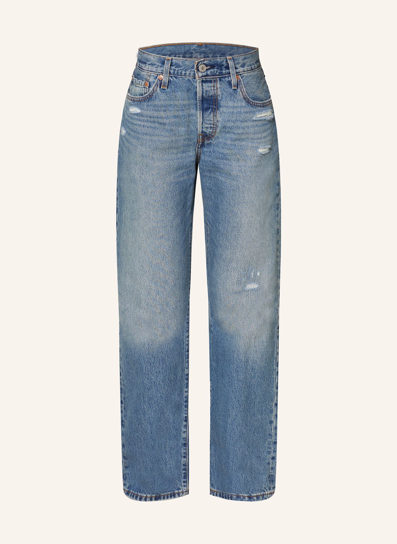 Levi's® Jeansy straight 501 90S VERIFIED VINTAGE: 64 Med Indigo - Worn In