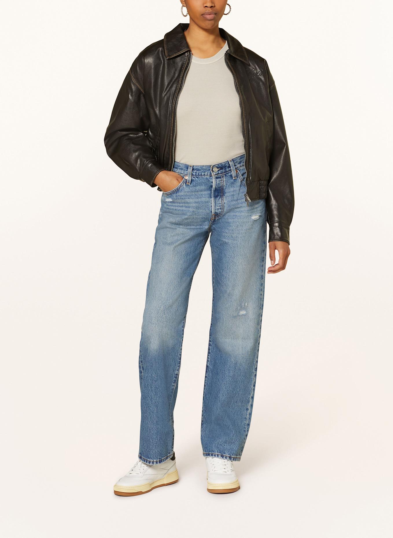 Levi's® Jeansy straight 501 90S VERIFIED VINTAGE: 64 Med Indigo - Worn In