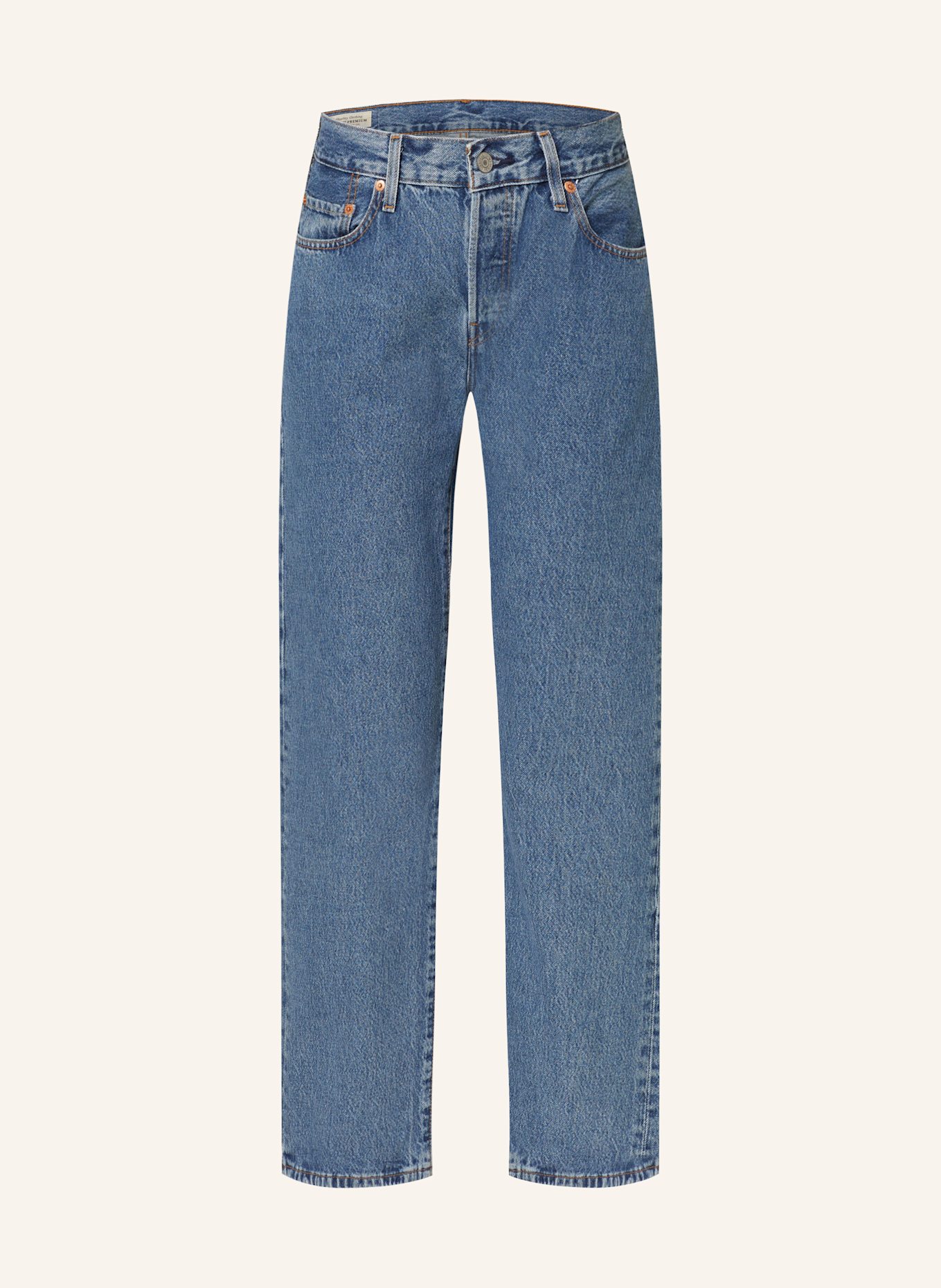 Levi's® Mom Jeans 501 90S ANKLE: 10 Med Indigo - Flat Finish