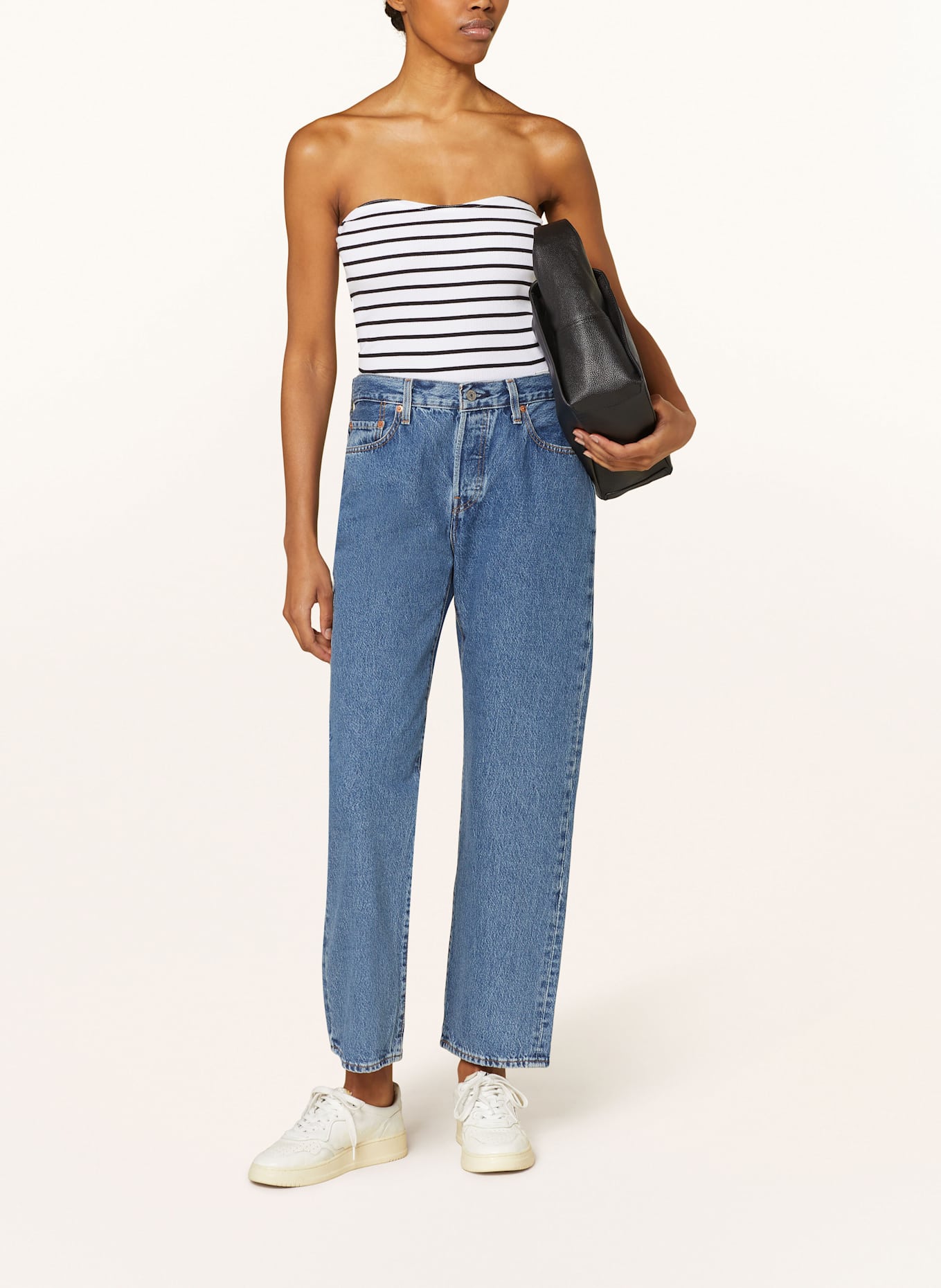 Levi's® Mom Jeans 501 90S ANKLE: 10 Med Indigo - Flat Finish