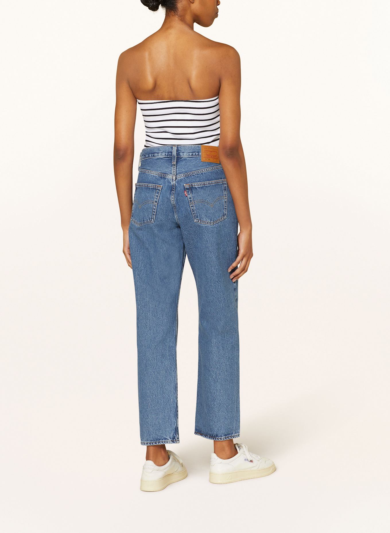 Levi's® Mom Jeans 501 90S ANKLE: 10 Med Indigo - Flat Finish