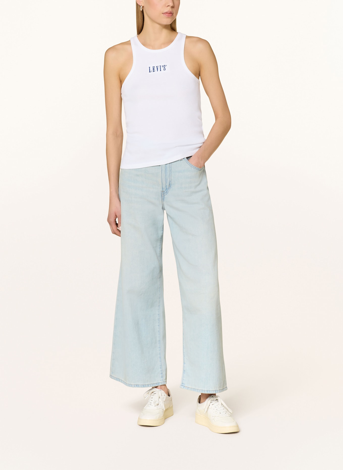 Levi's® Top GRAPHIC GEMINI: BIAŁY