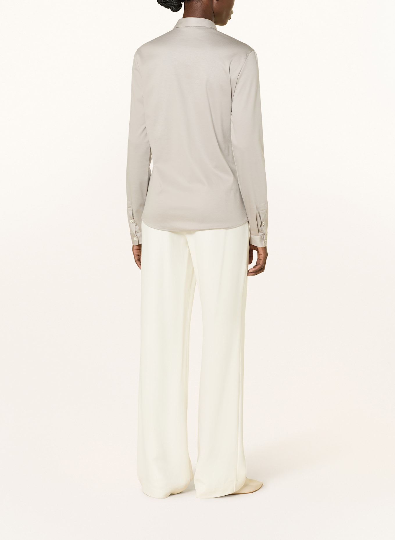 van Laack Shirt blouse VL-MALIS-SV, Color: LIGHT GRAY (Image 3)