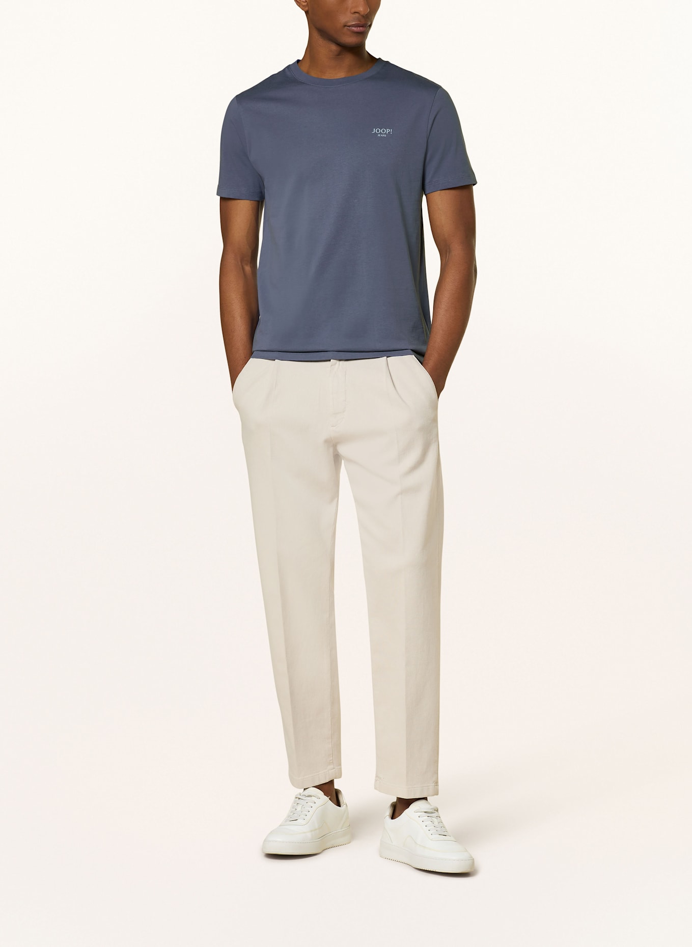 JOOP! JEANS Tričko ALPHIS: MODRÁ