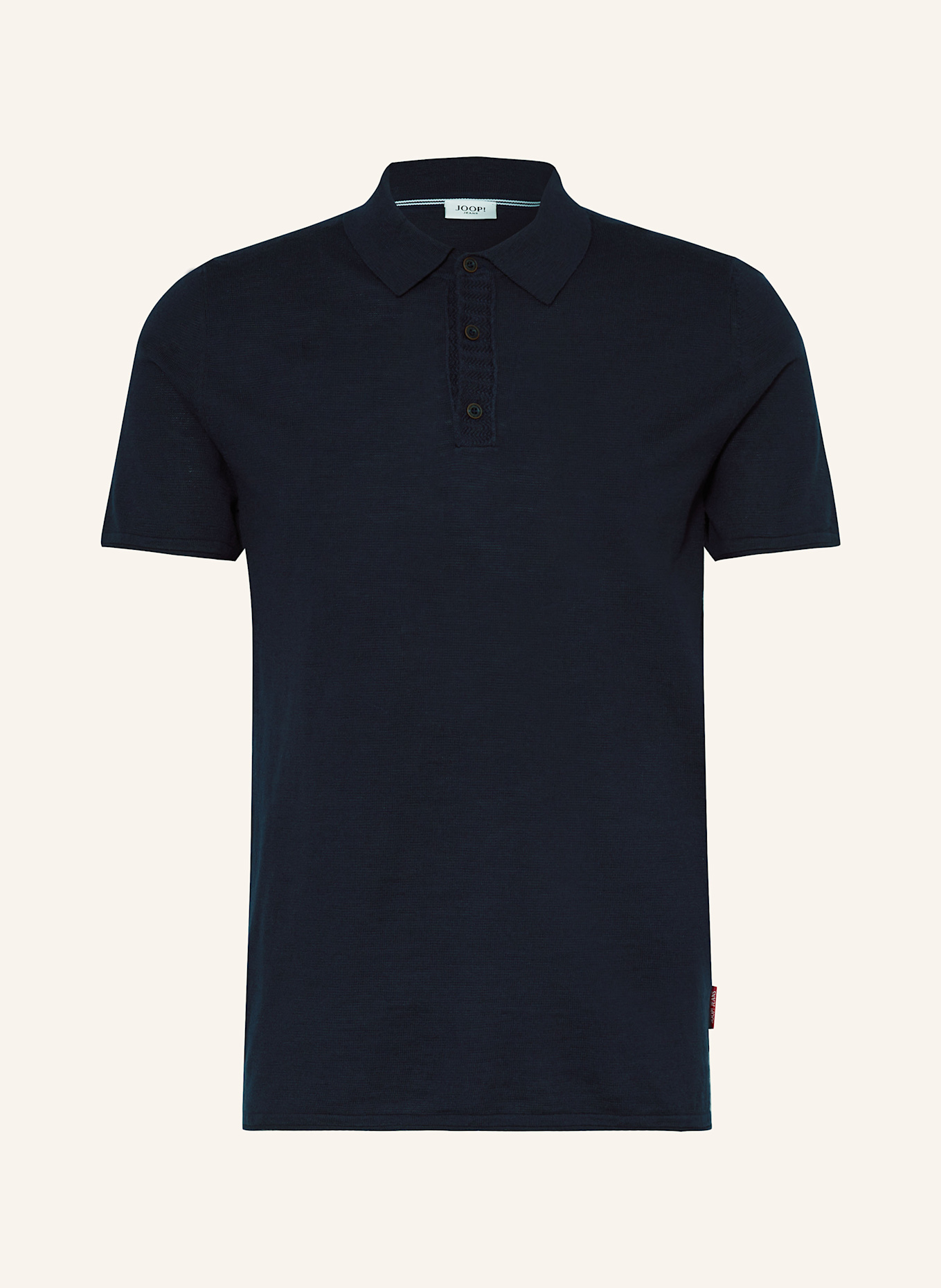 JOOP! JEANS Strick-Poloshirt BASTIANOR: DUNKELBLAU