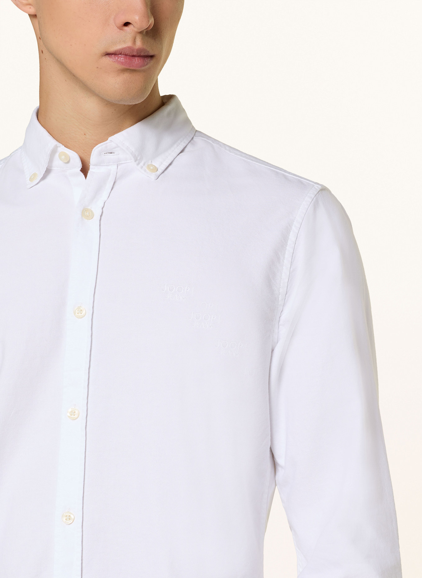 JOOP! JEANS HAVEN regular fit shirt: WHITE