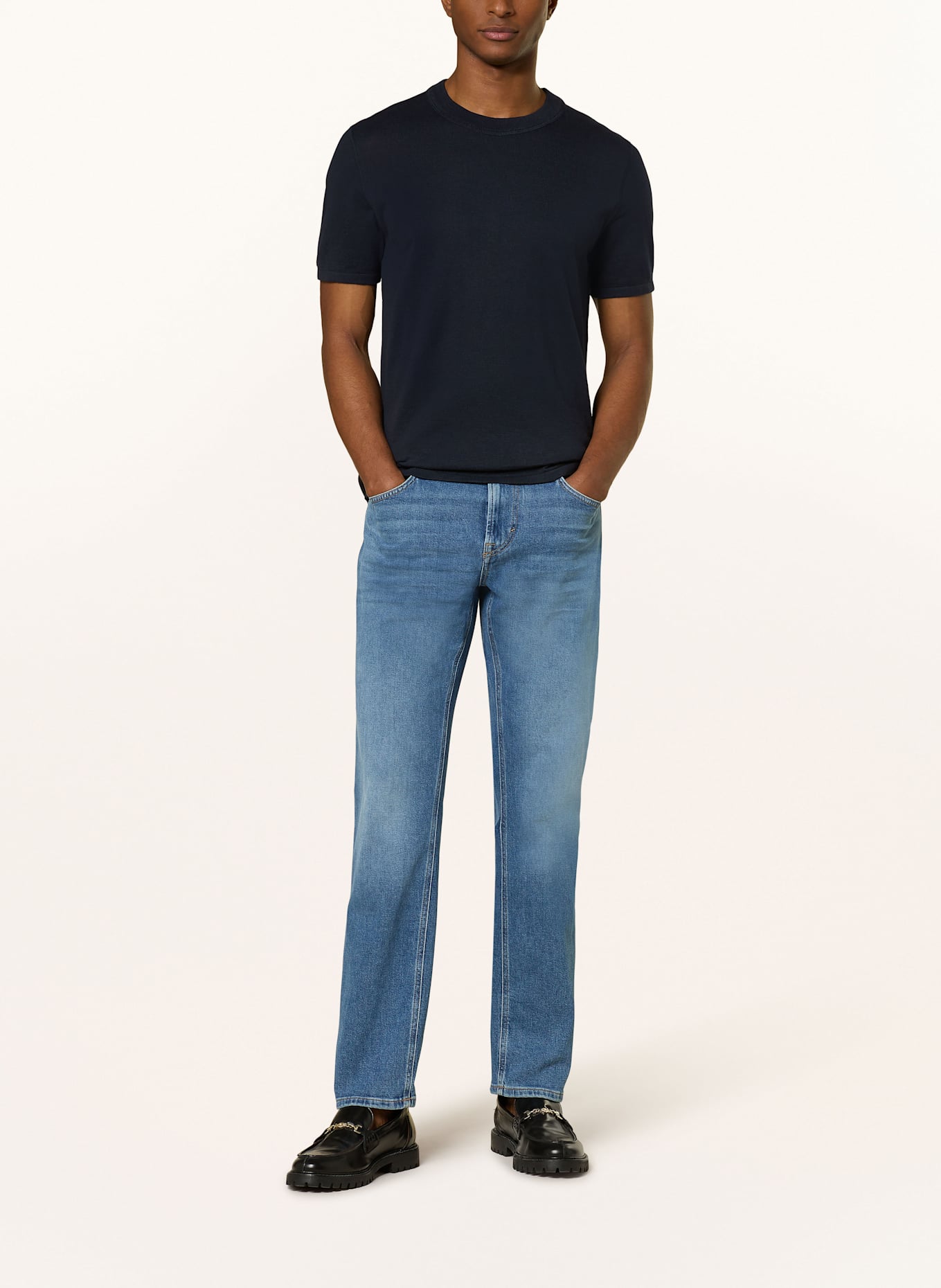 JOOP! JEANS Knit shirt PEERON: DARK BLUE