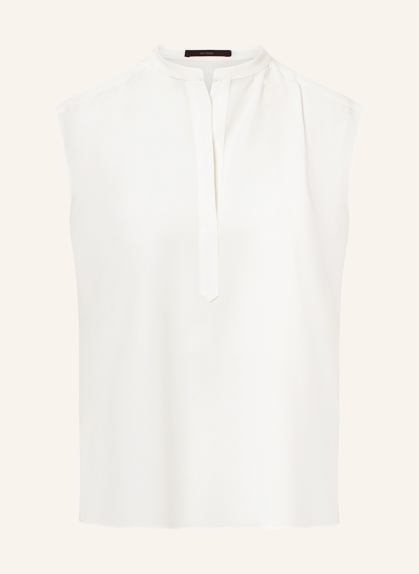 windsor. Bluzka bez rękawów: KREMOWY